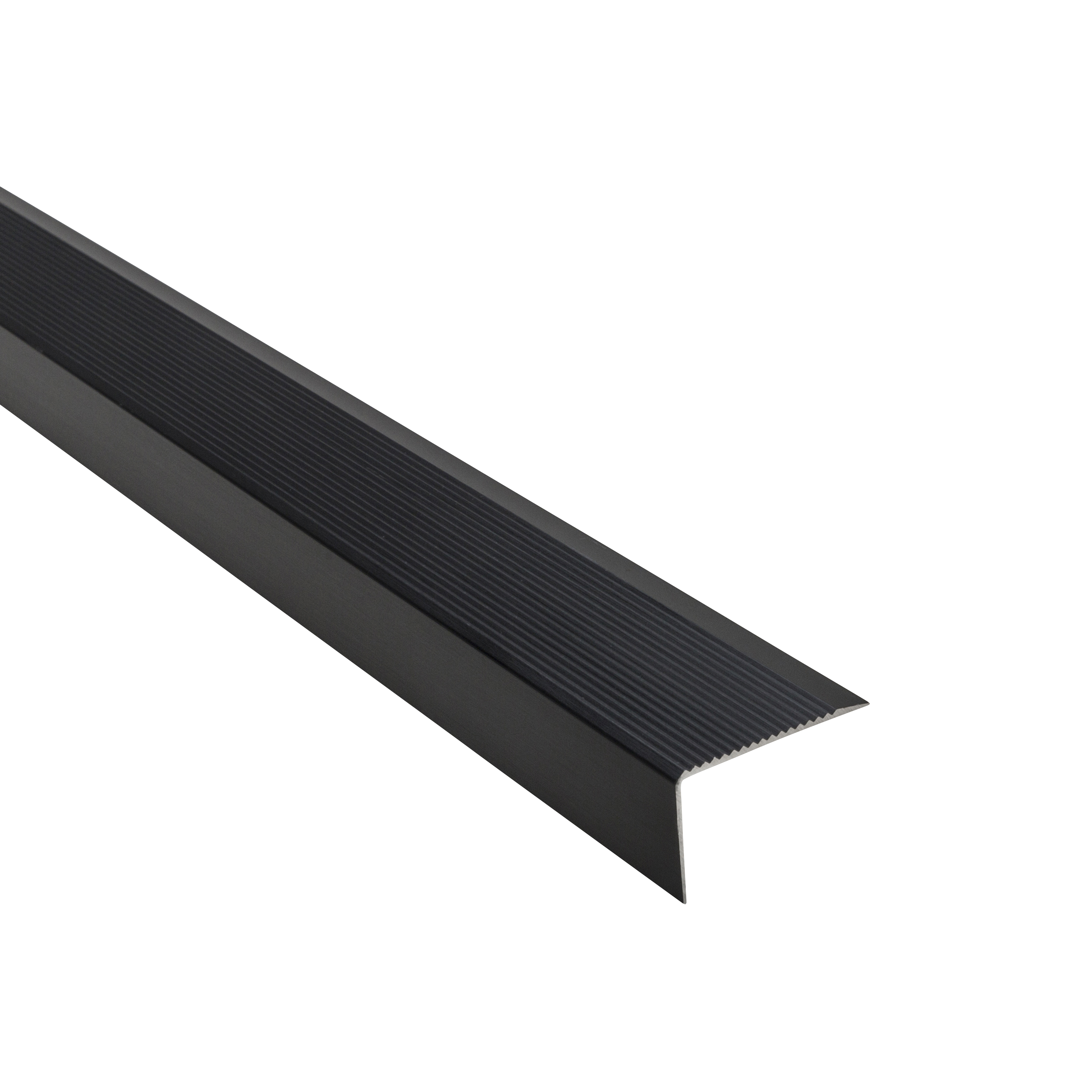 Perfil forma de ángulo no recto de aluminio negro, Alt. 25 x An.40 x L.2000 mm - 3