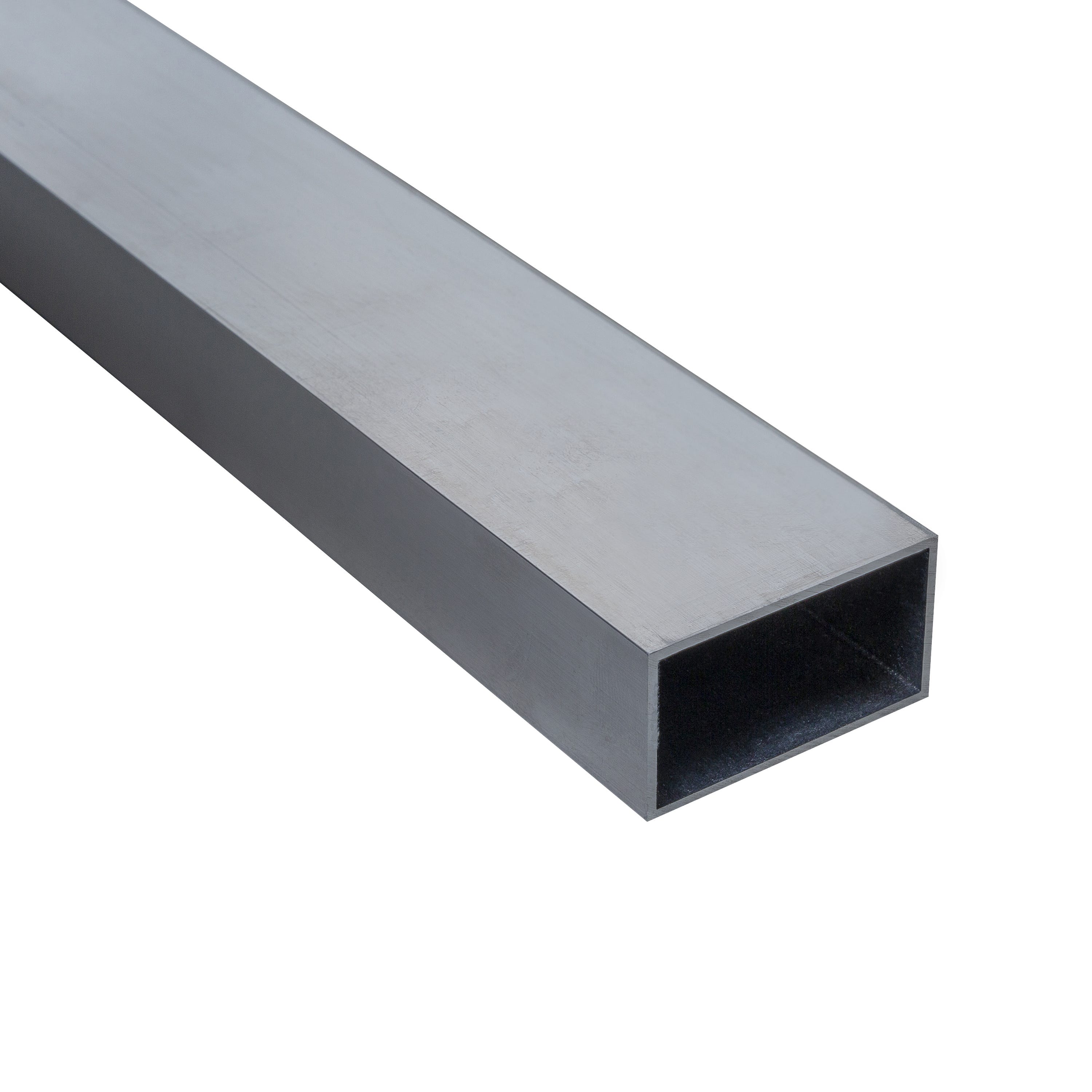 Al Rextangle Profile Tube rectangle creux aluminium brut STANDERS, H.45 x l.25 x Ep.1.5 mm ...