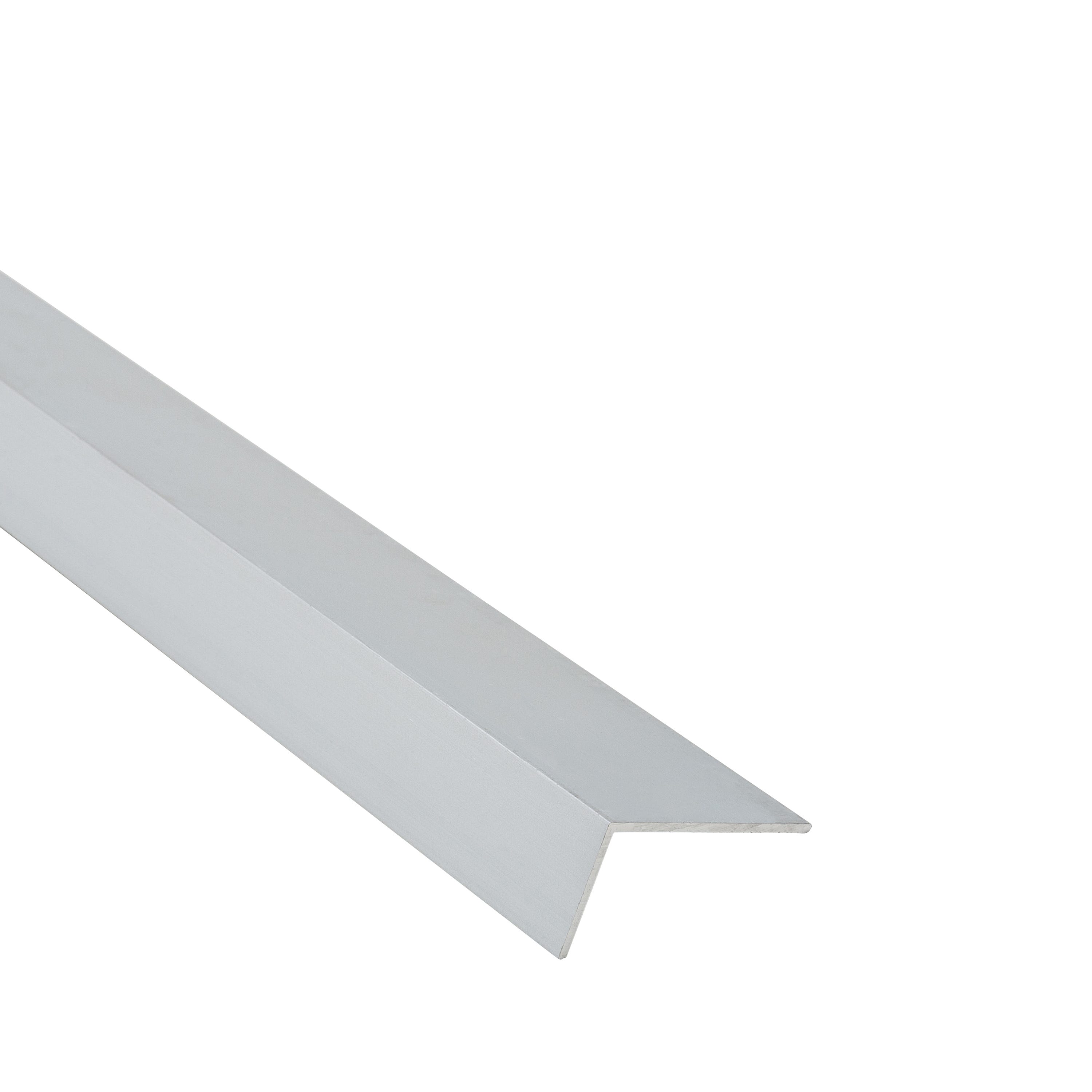 Profilo Angolare Simmetrico STANDERS In Alluminio Anodizzato Argento Opaco L 2 5 M 10x10 Mm 87477719 Profilo Angolare Simmetrico STANDERS In Alluminio Anodizzato Argento Opaco L 2 5 M 10x10 Mm 87477719