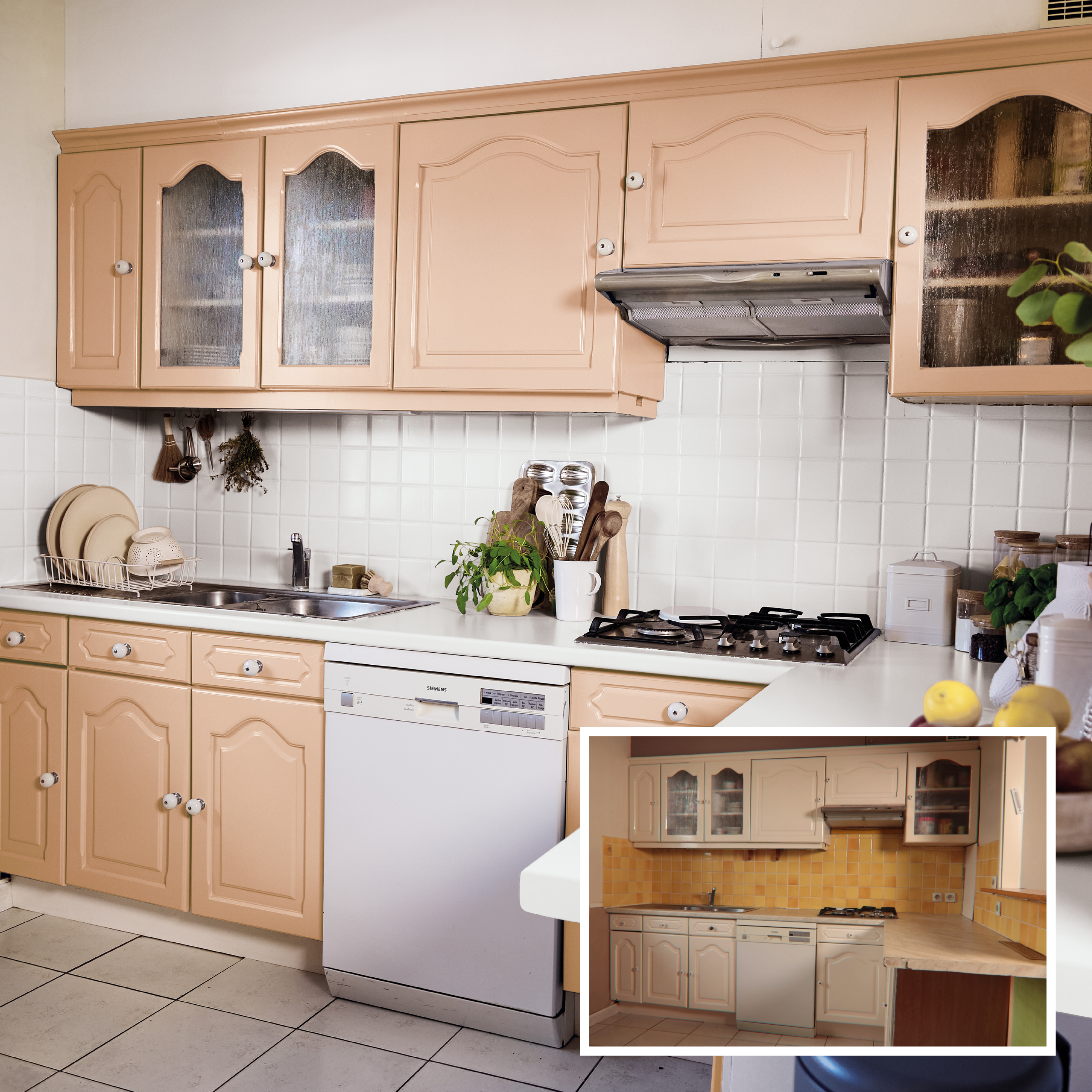 Peinture carrelage, meuble, crédence havana 6 mat LUXENS Cuisine et bain 2L - 3