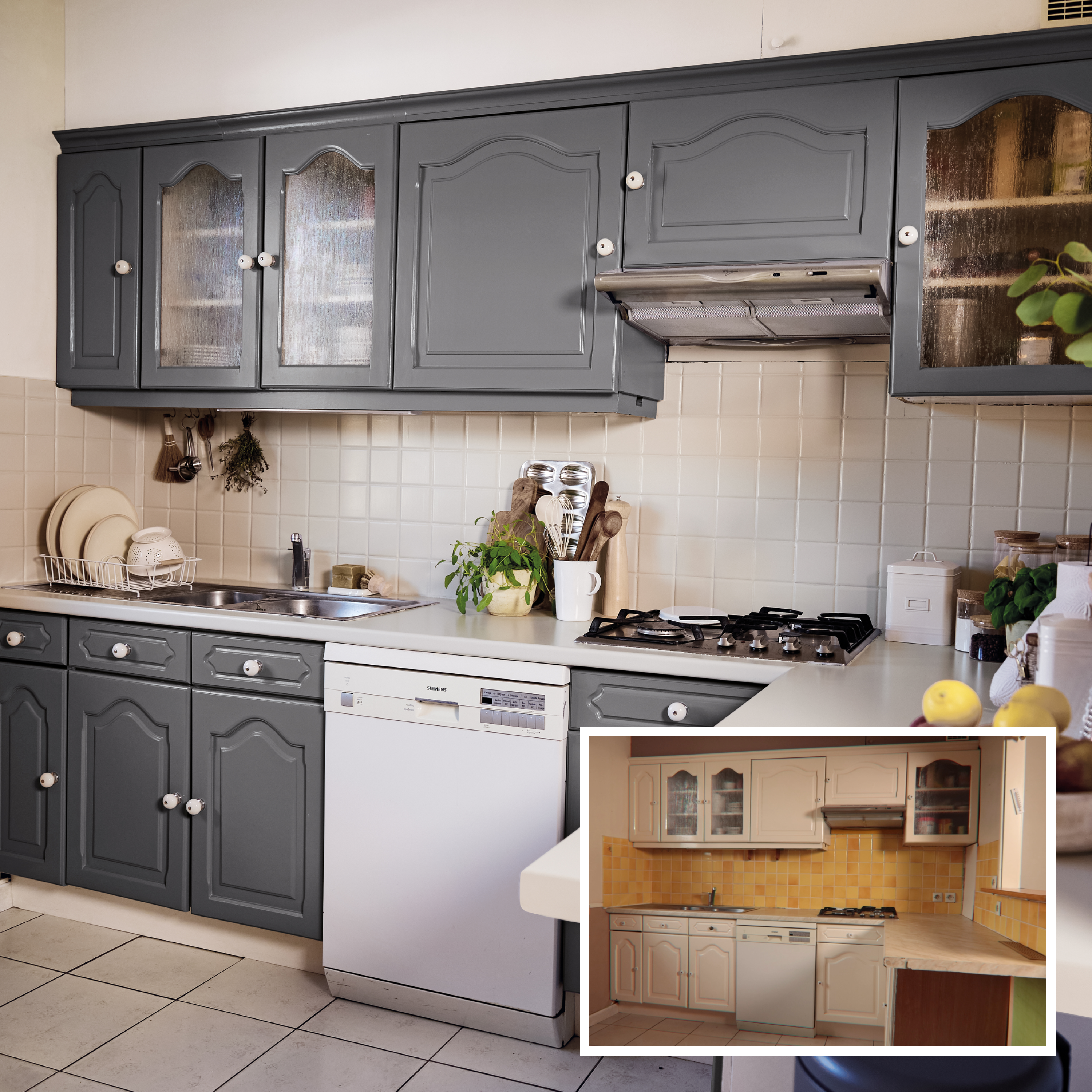 Esmalte de interior multimateriales cocinas y baños LUXENS color granit 2 mate 750ml para azulejos de pared - 5