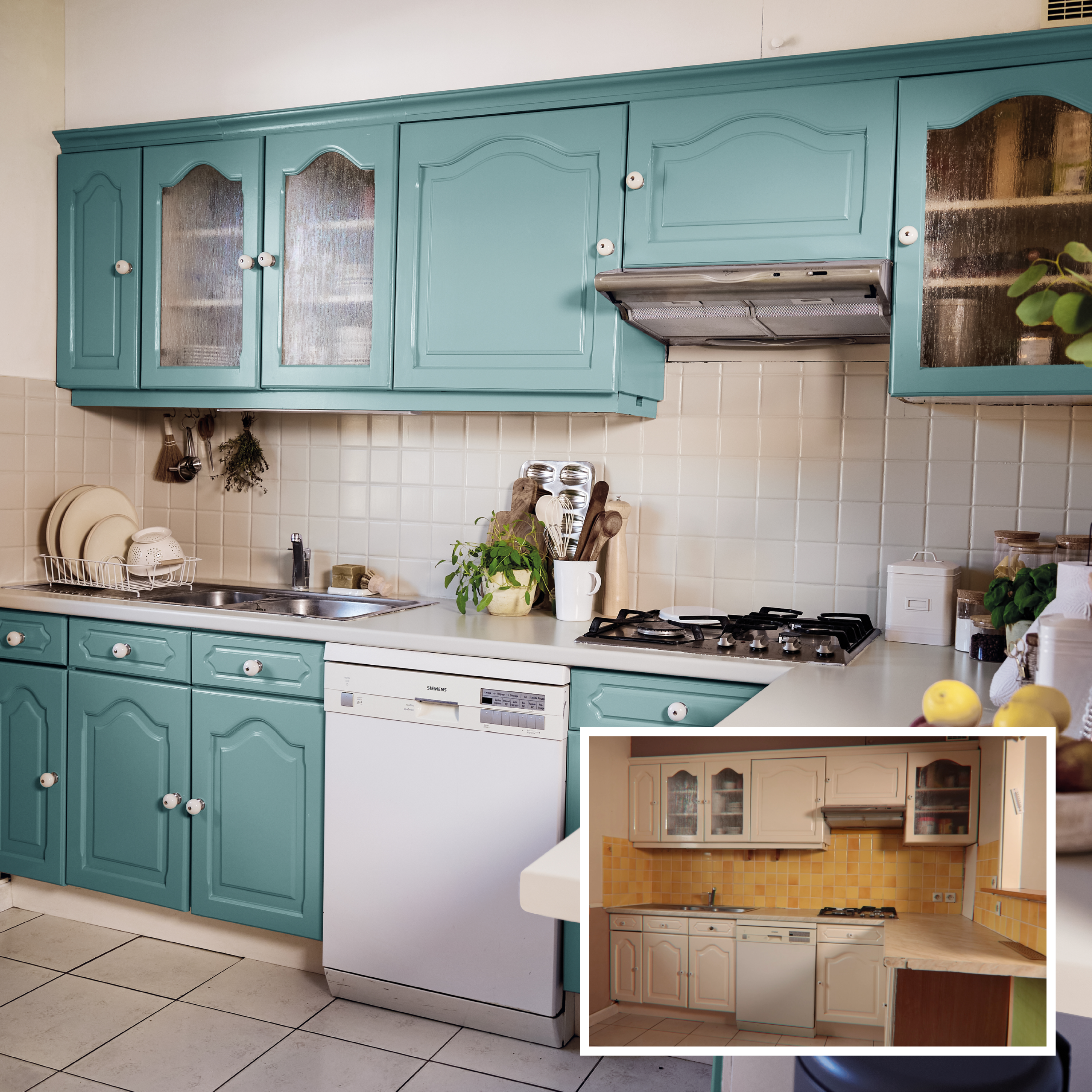 Esmalte de interior multimateriales cocinas y baños LUXENS color celadon 4 satinado 2L para azulejos de pared - 5