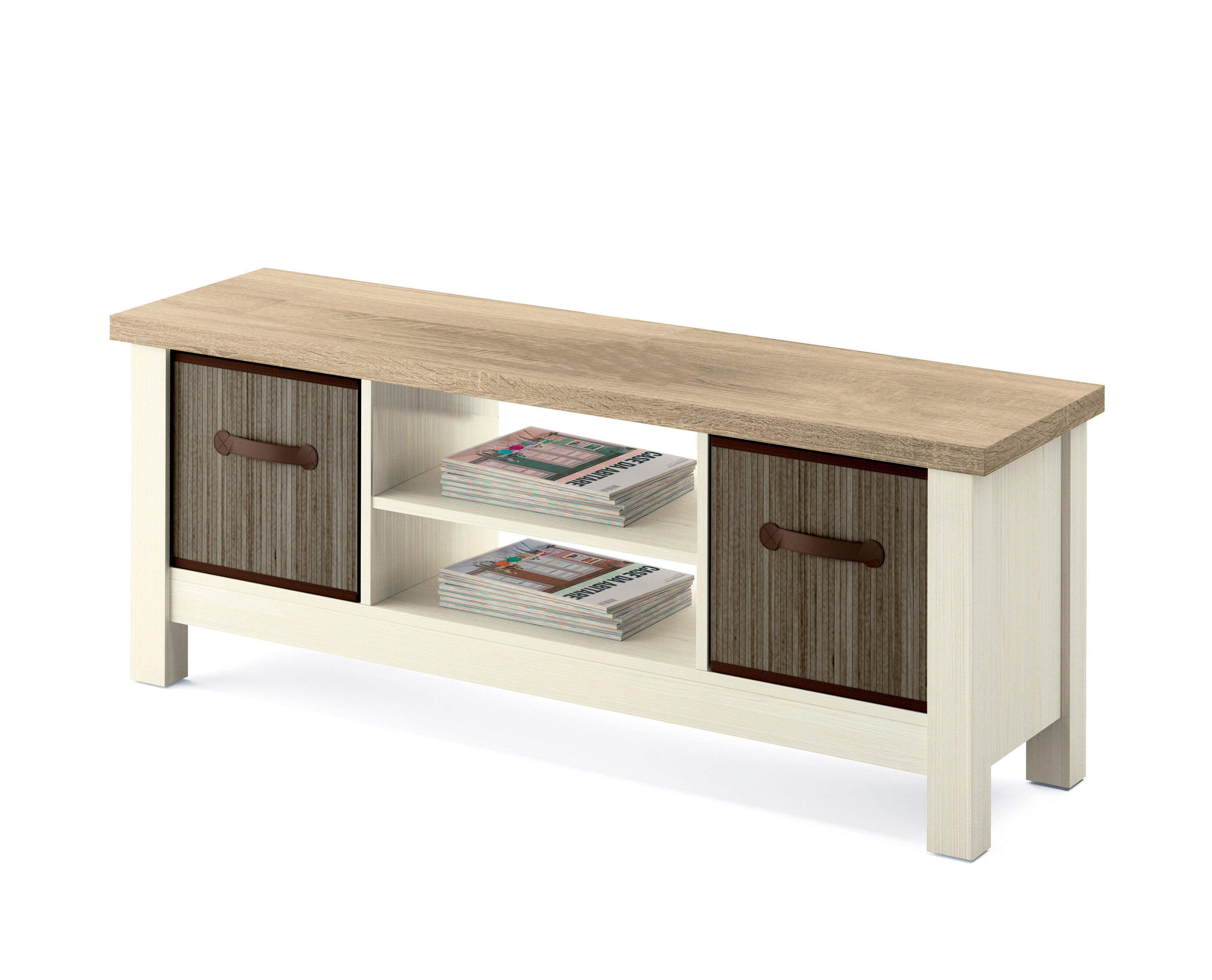 Mueble tv artik biscuit 51x130x41 cm