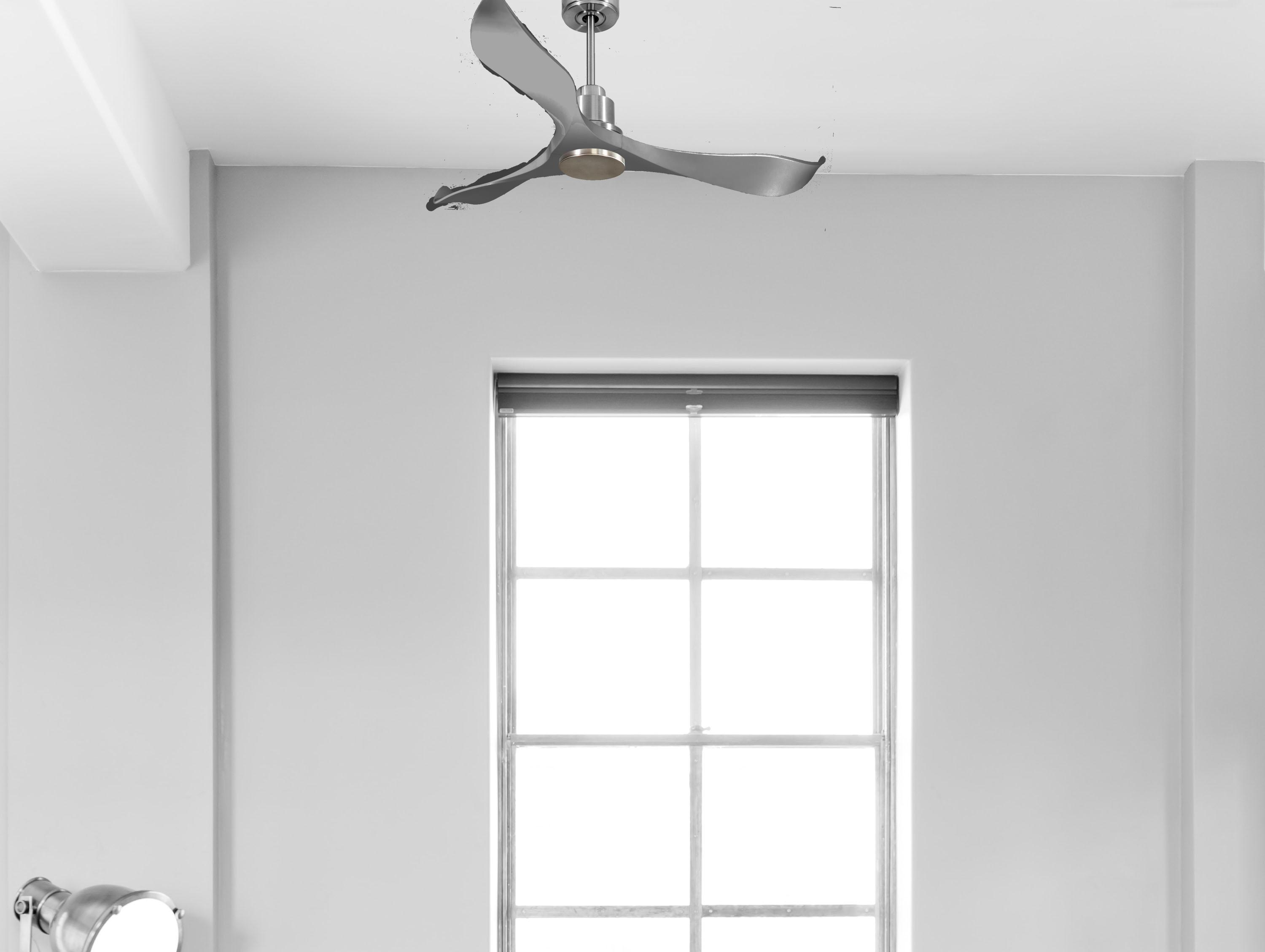 Ventilador de techo sin luz motor dc canada d132 07 35 purline plata 132 cm