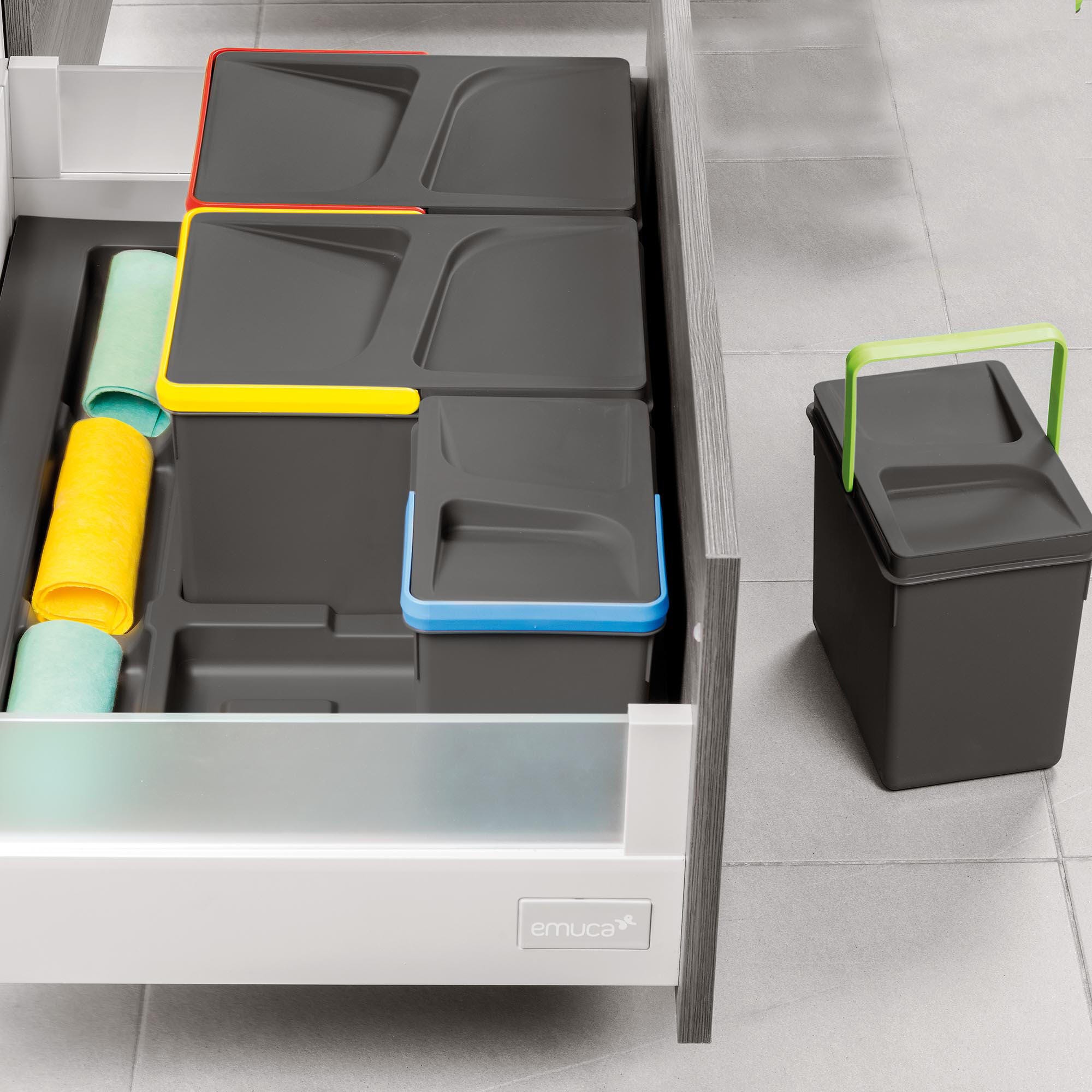 Material Reciclado Contenedores Domesticos Para Reciclar Centro De