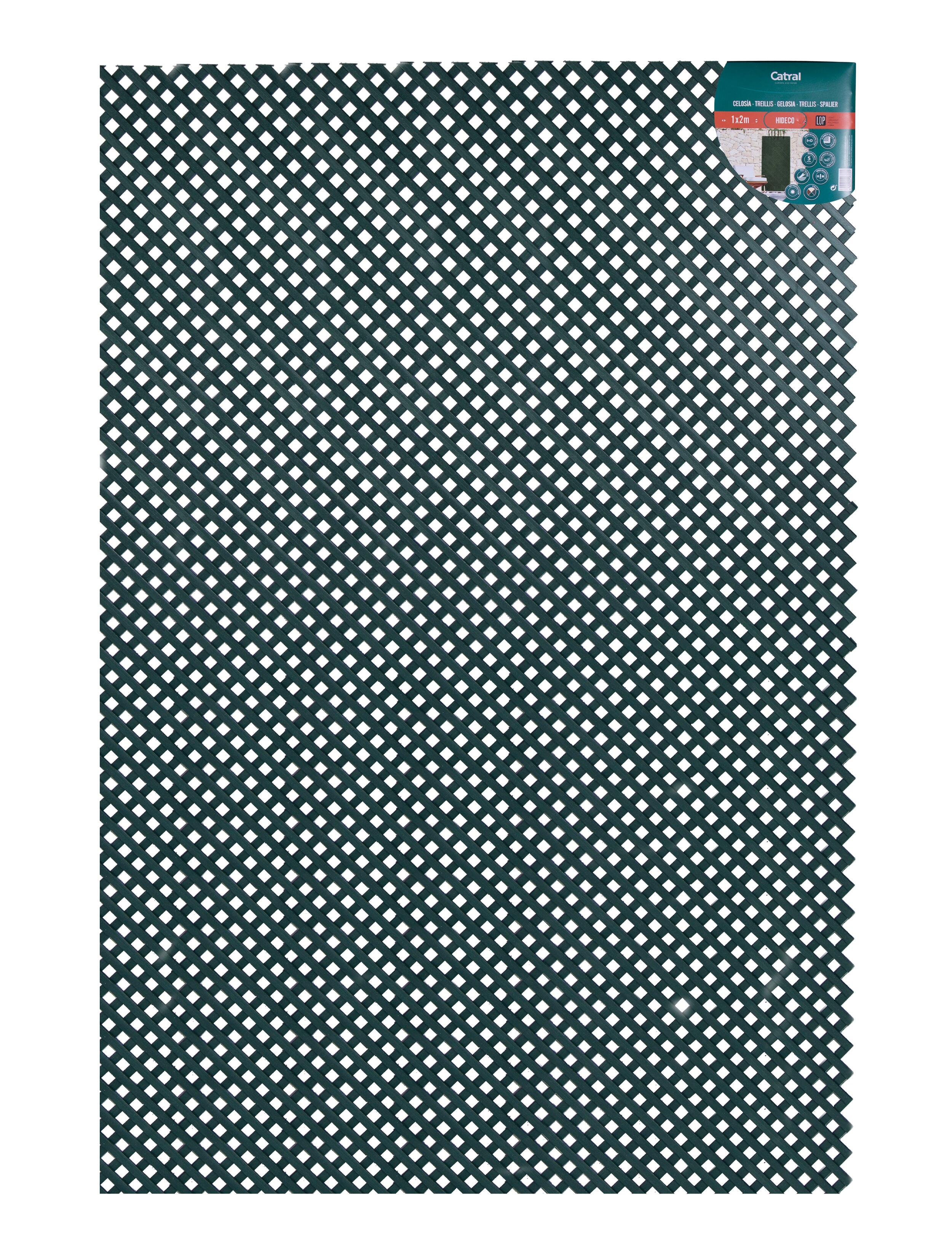 Painel decorativo fixo compósito de resina e madeira 100x200cm verde - 2