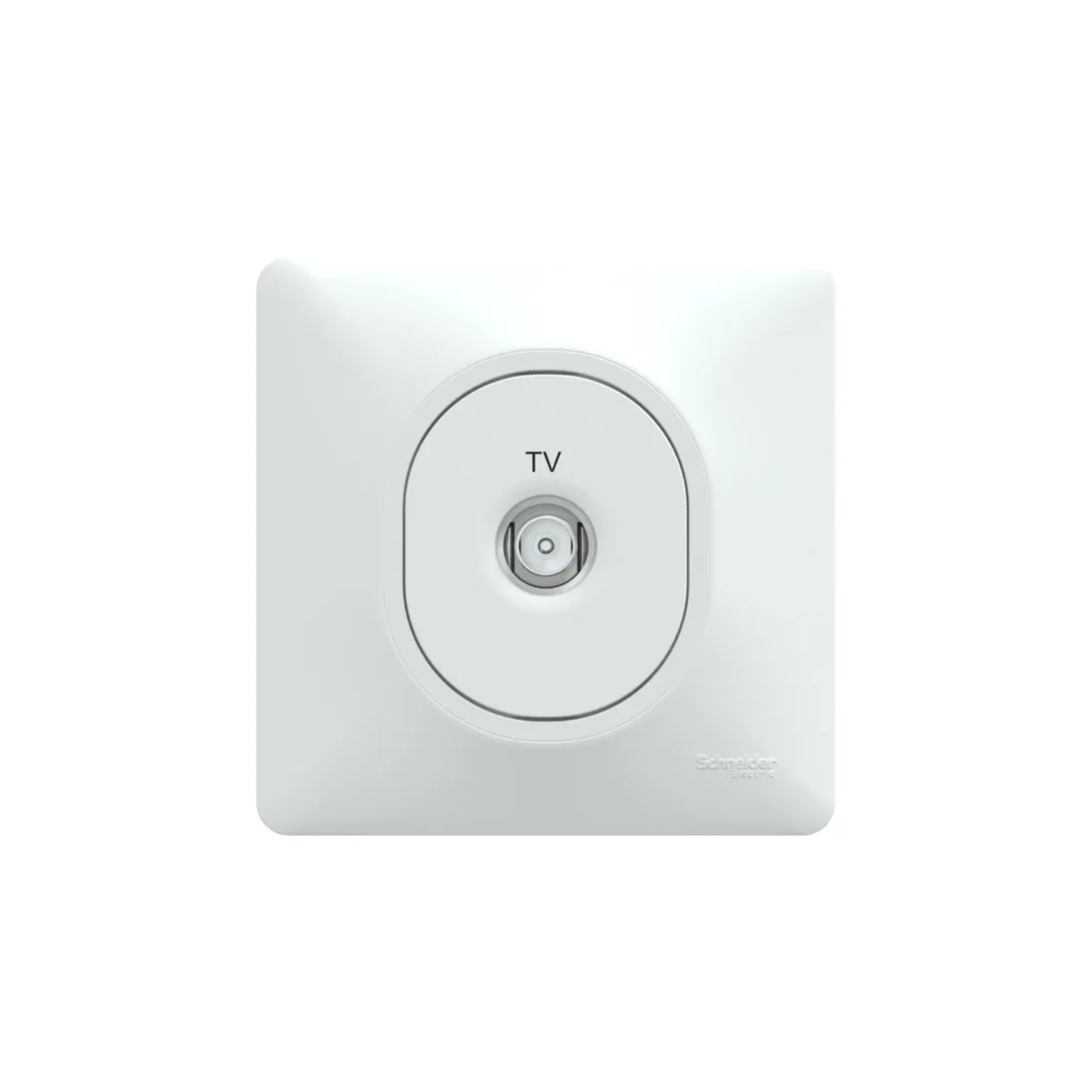 Ovalis - Prise TV Simple - Blanc - S320405 Schneider Electric
