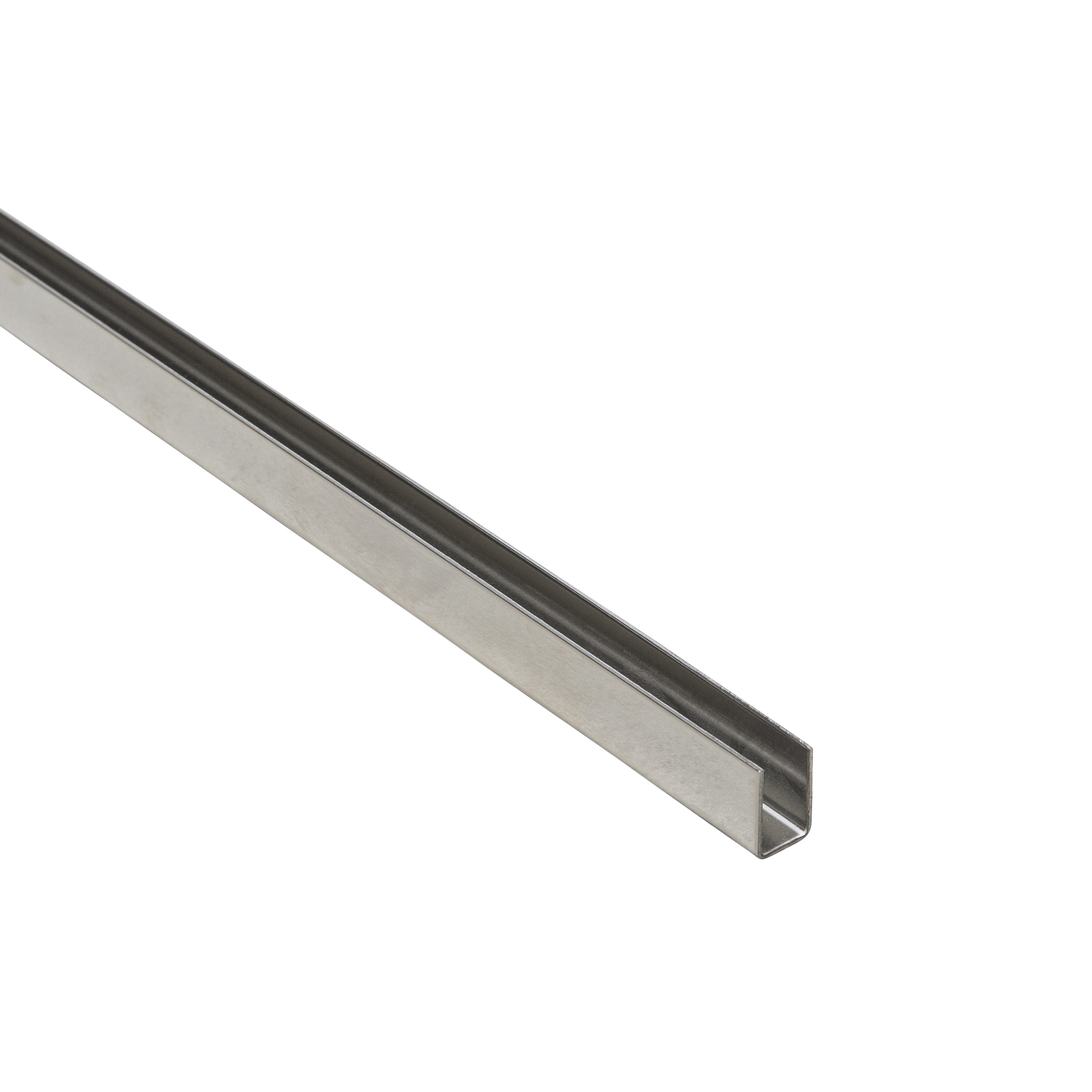 Profilé De Recouvrement NBR Noir 8x32x4 Mm - Pour Rainure De 8 Mm - Longueur 3 Mètres