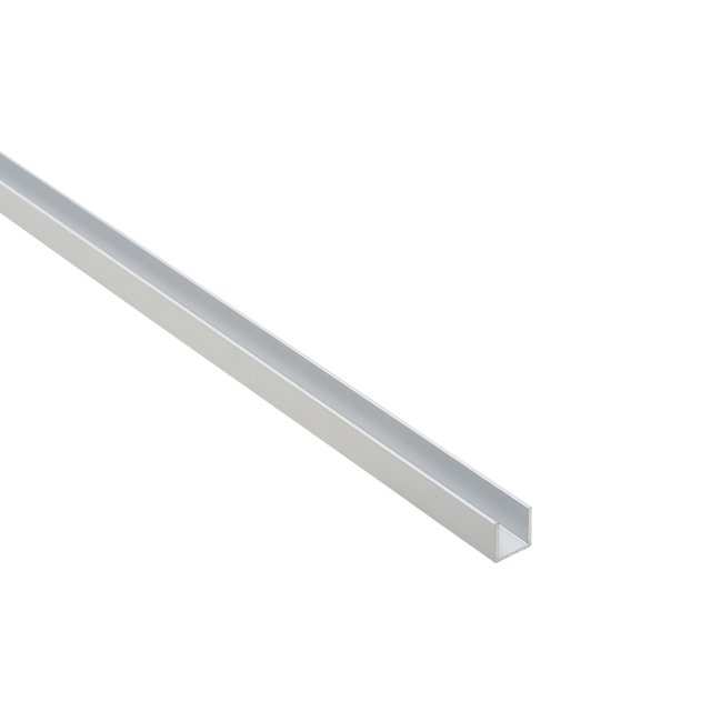 Ceownik aluminiowy 1m 10x10x1 mm aluminium anodowane matowe srebrny Standers