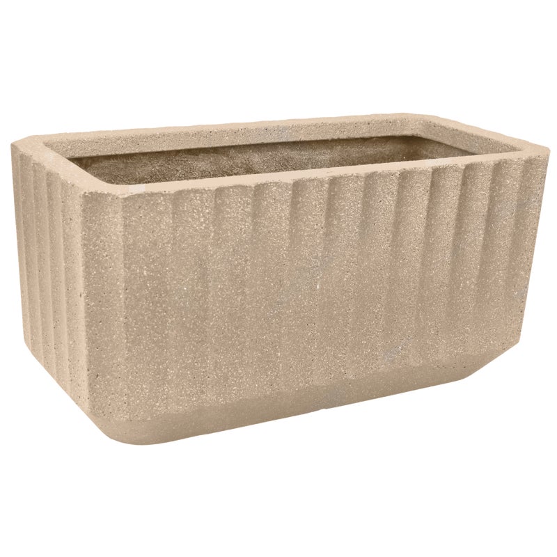 Donica ceramiczna Allegory Rayo 80x40 cm beżowa Cermax