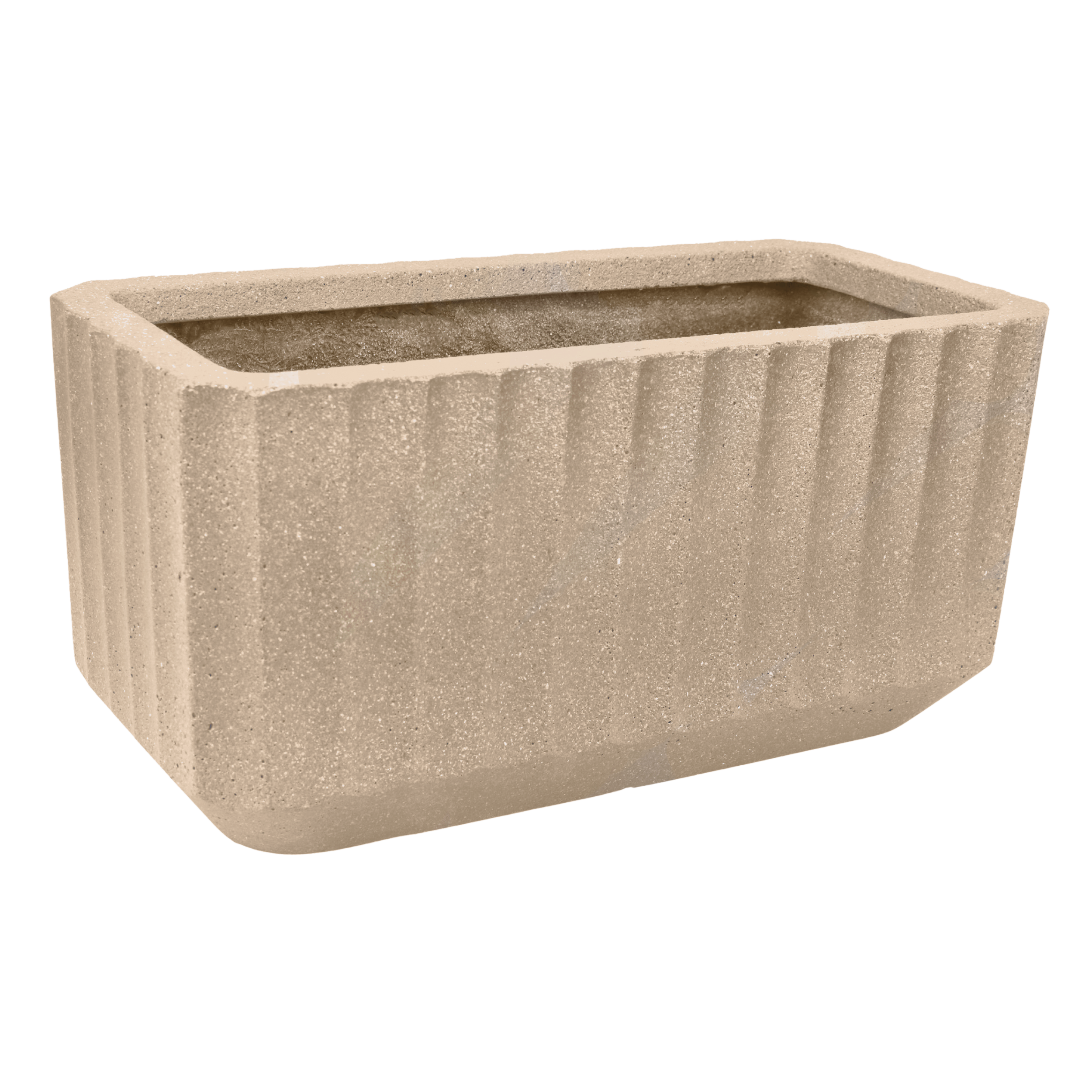 Donica ceramiczna Allegory Rayo 60x30 cm beżowa Cermax