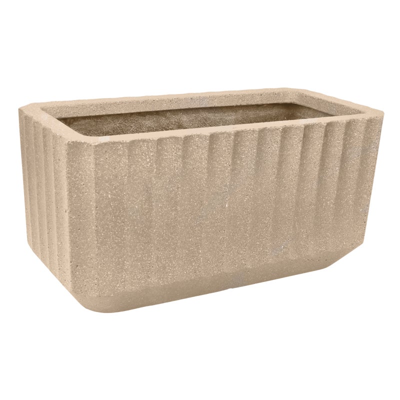 Donica ceramiczna Allegory Rayo 60x30 cm beżowa Cermax