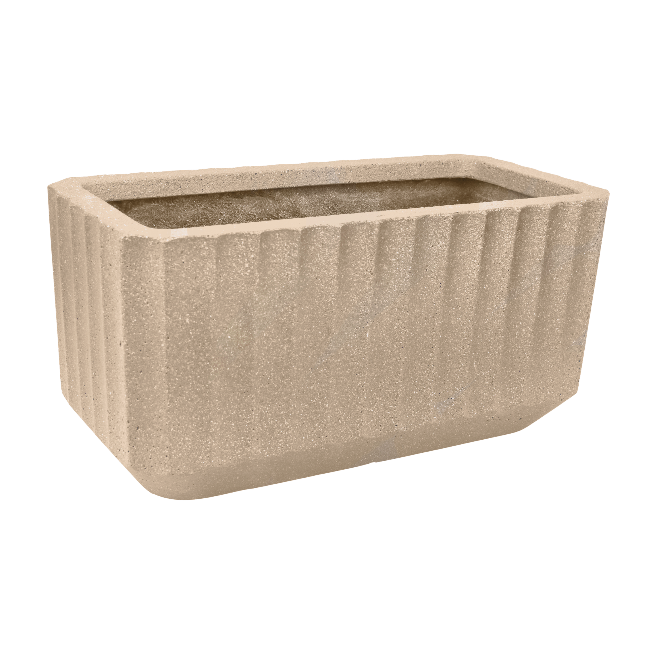 Donica ceramiczna Allegory Rayo 45x20 cm beżowa Cermax