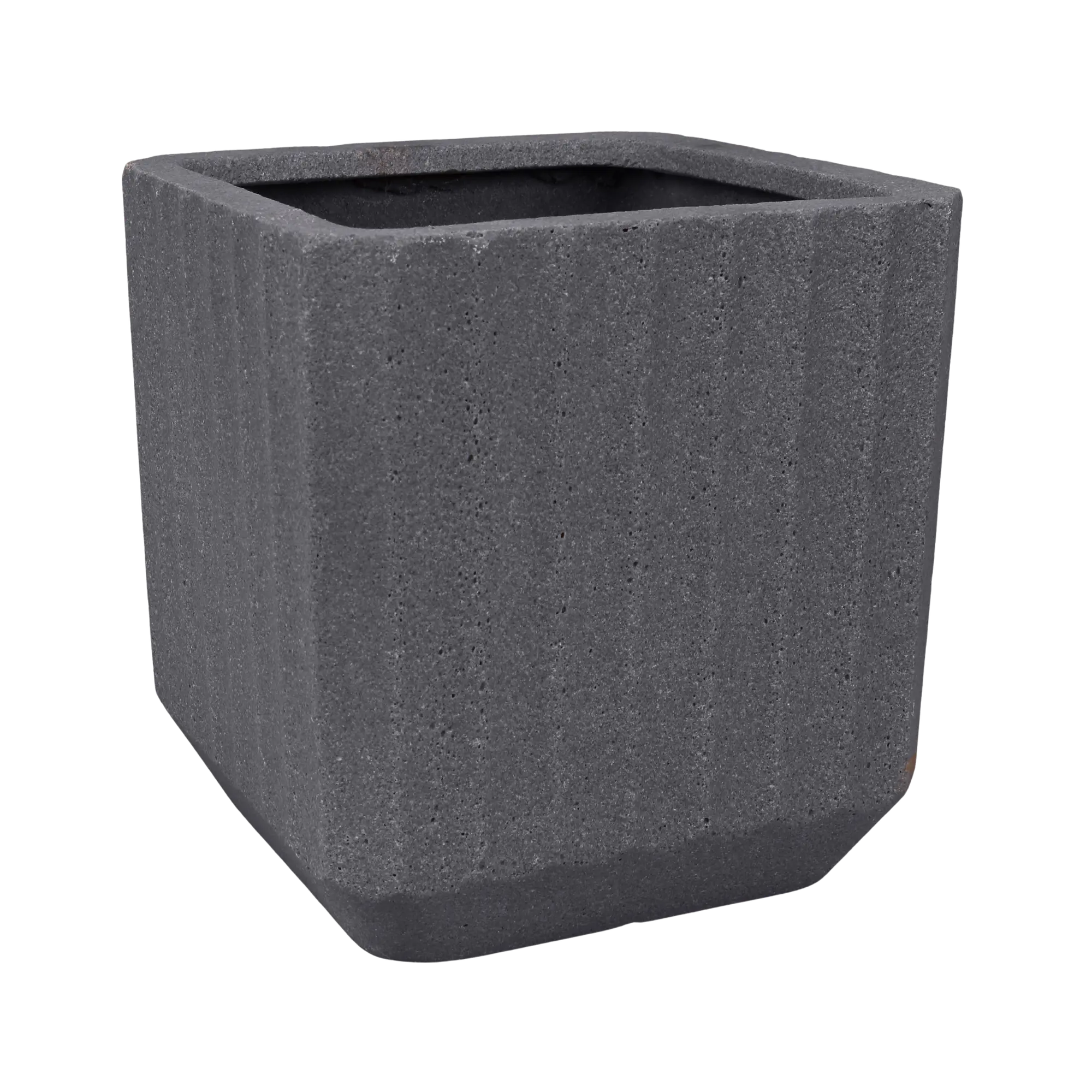 Donica ceramiczna 36x37 cm antracytowa Cermax