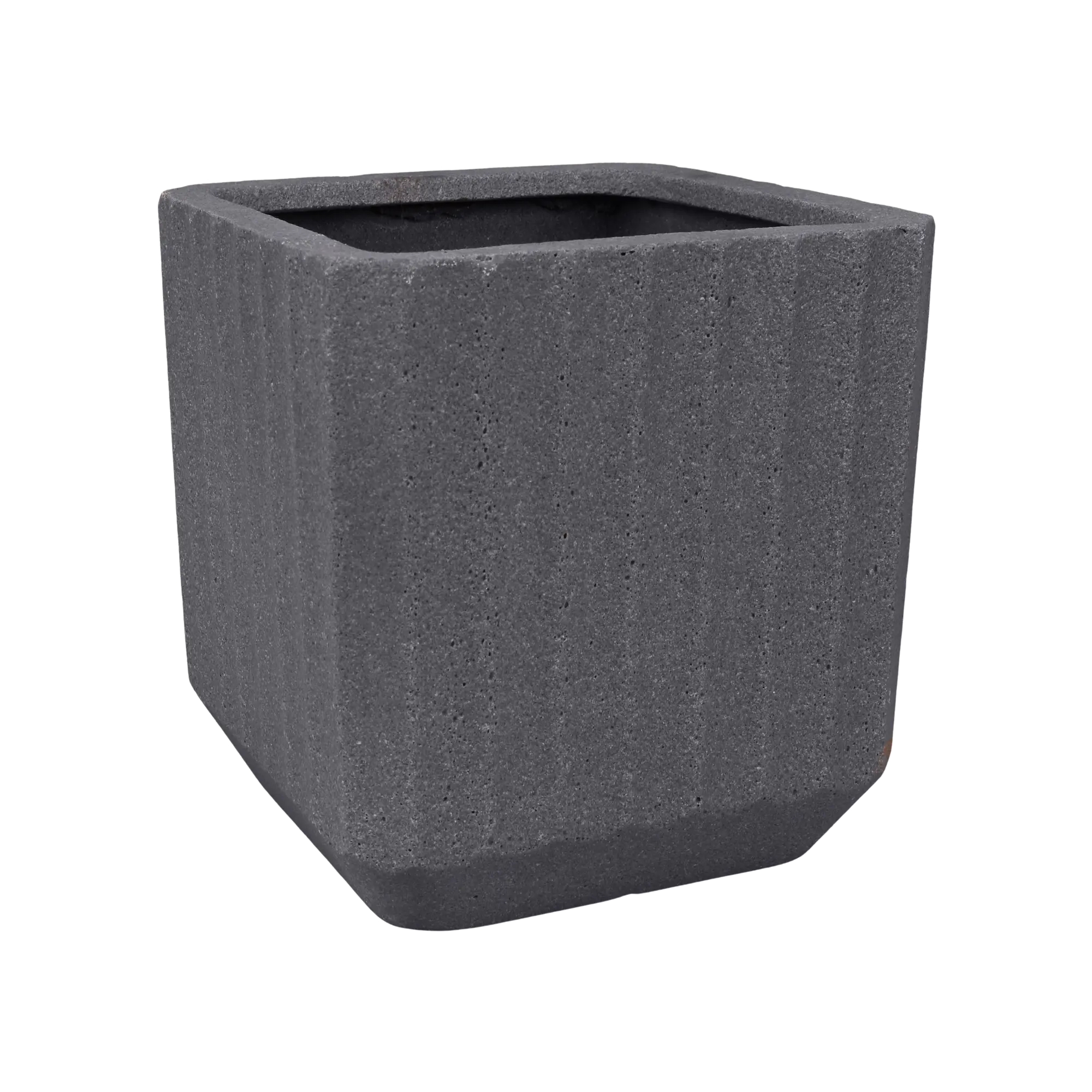 Donica ceramiczna 28x29 cm antracytowa Cermax