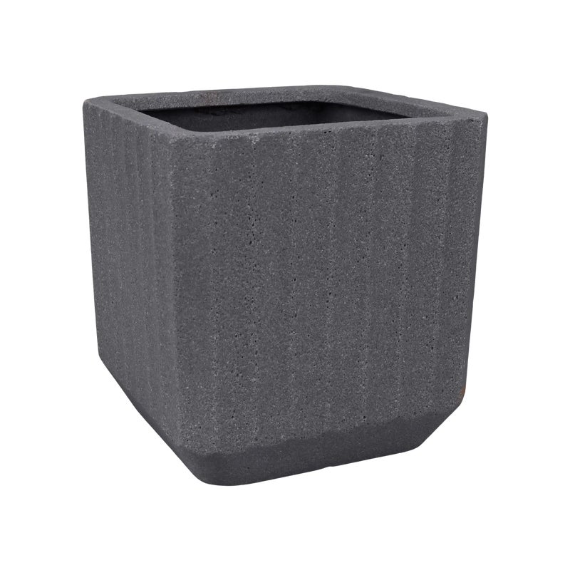 Donica ceramiczna 28x29 cm antracytowa Cermax