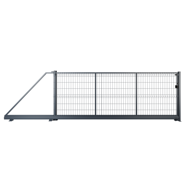 Brama przesuwna Modus 4x1.5 m lewa antracytowa Naterial