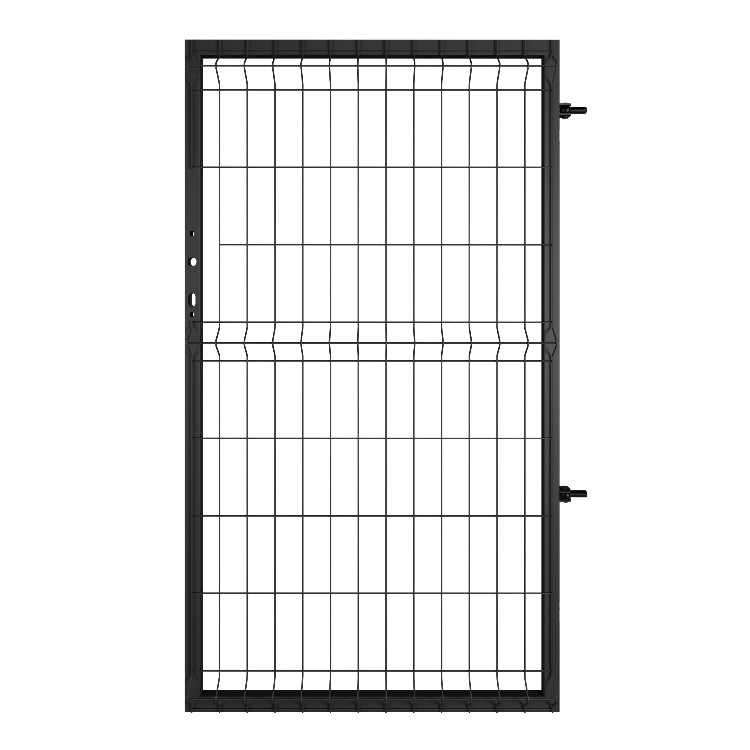 Furtka Modus 100x170 cm prawa czarna Naterial