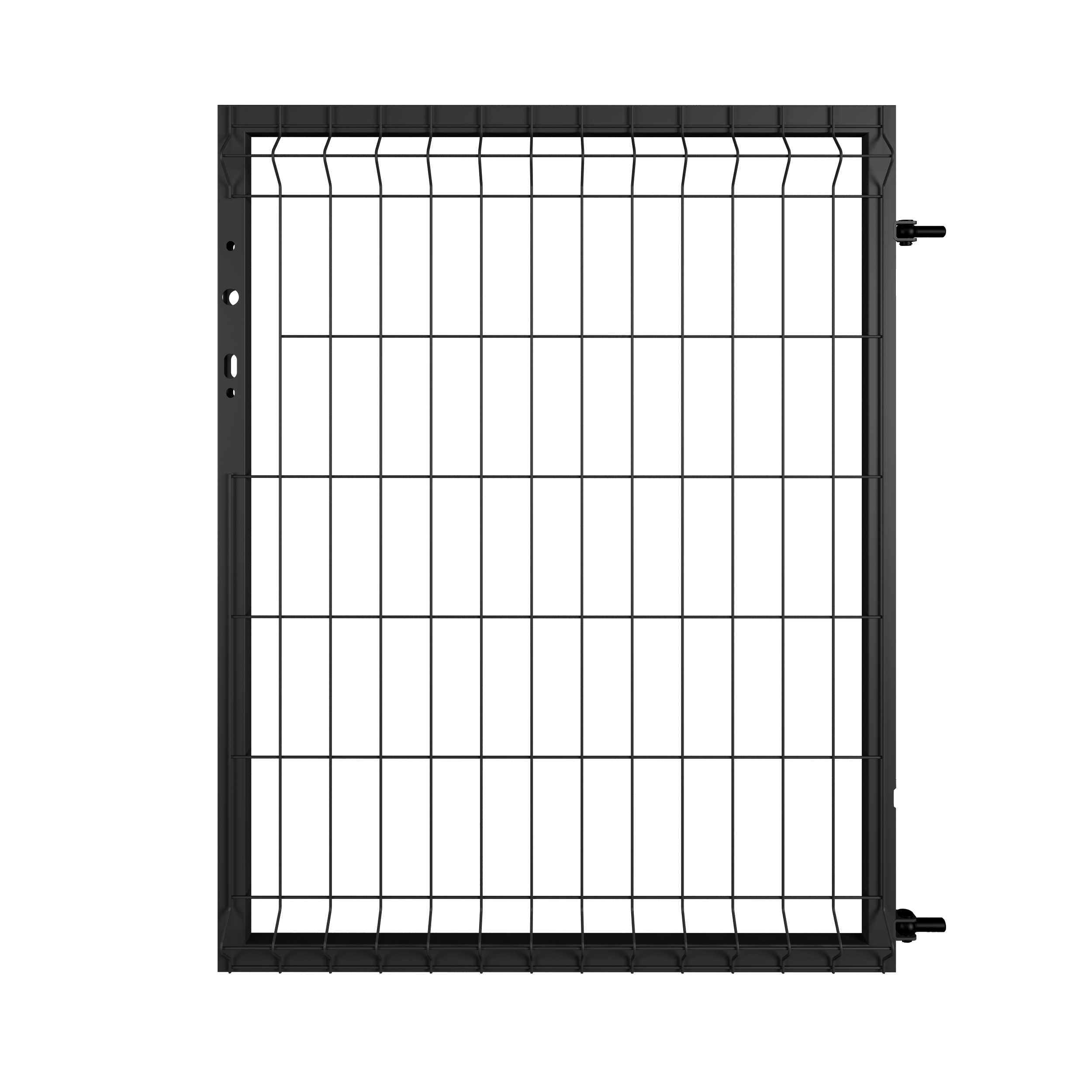 Furtka Modus 100x120 cm prawa czarna Naterial