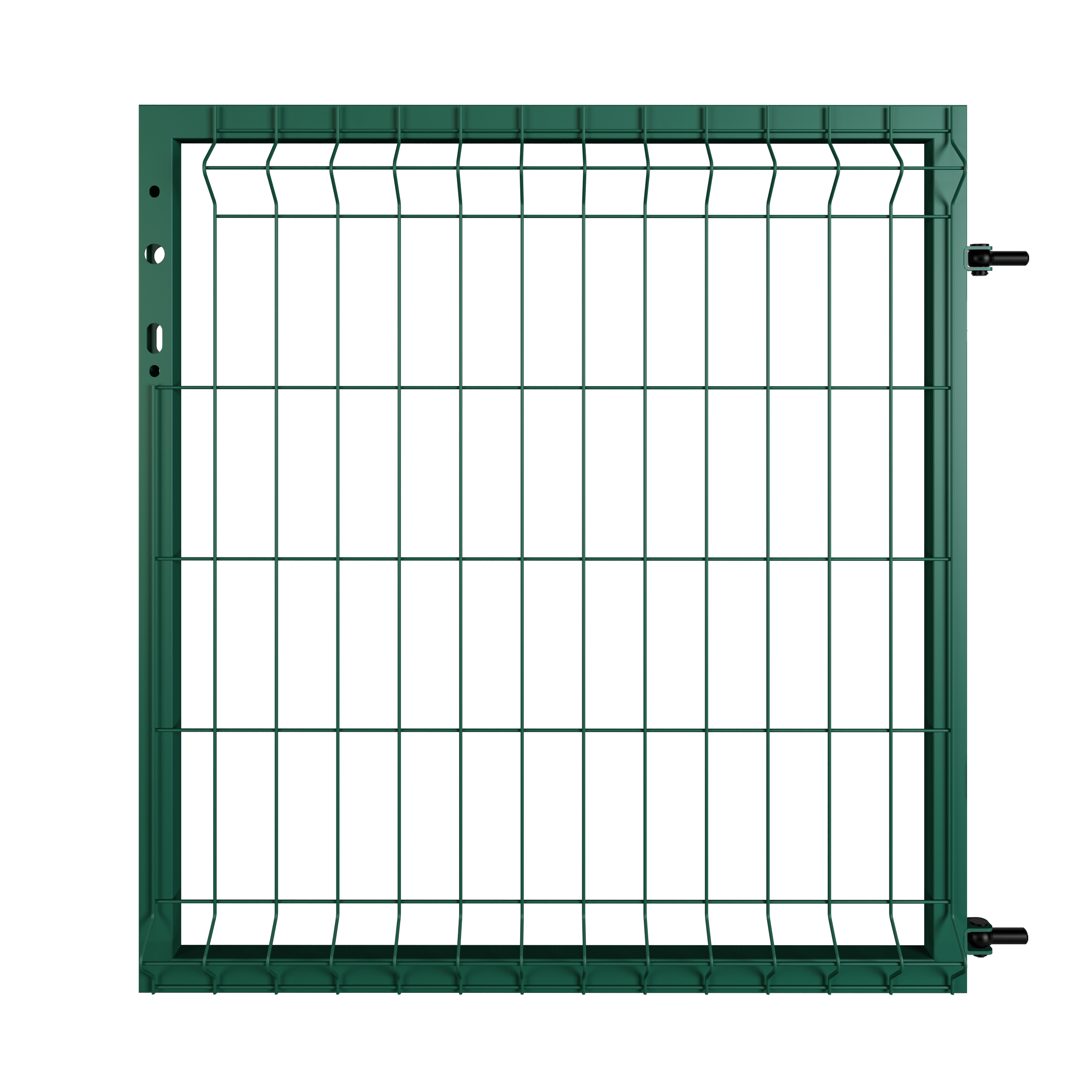 Furtka Modus 100x100 cm prawa zielona Naterial