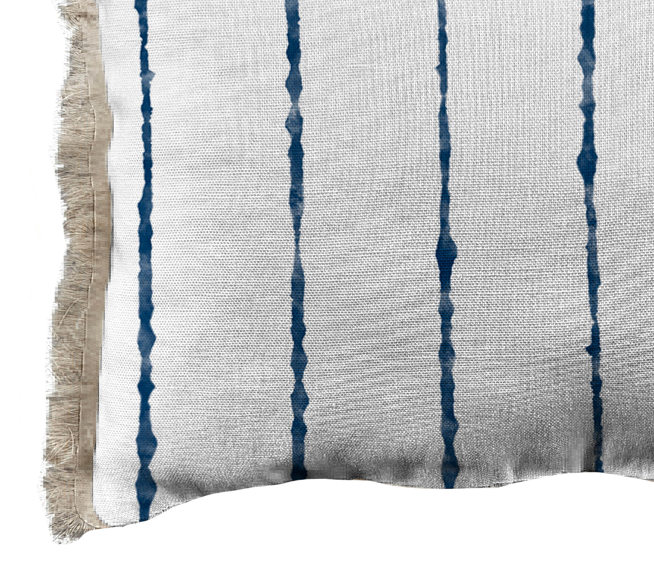 Almofada decorativa Zimerin 40x60 branco e azul - 5