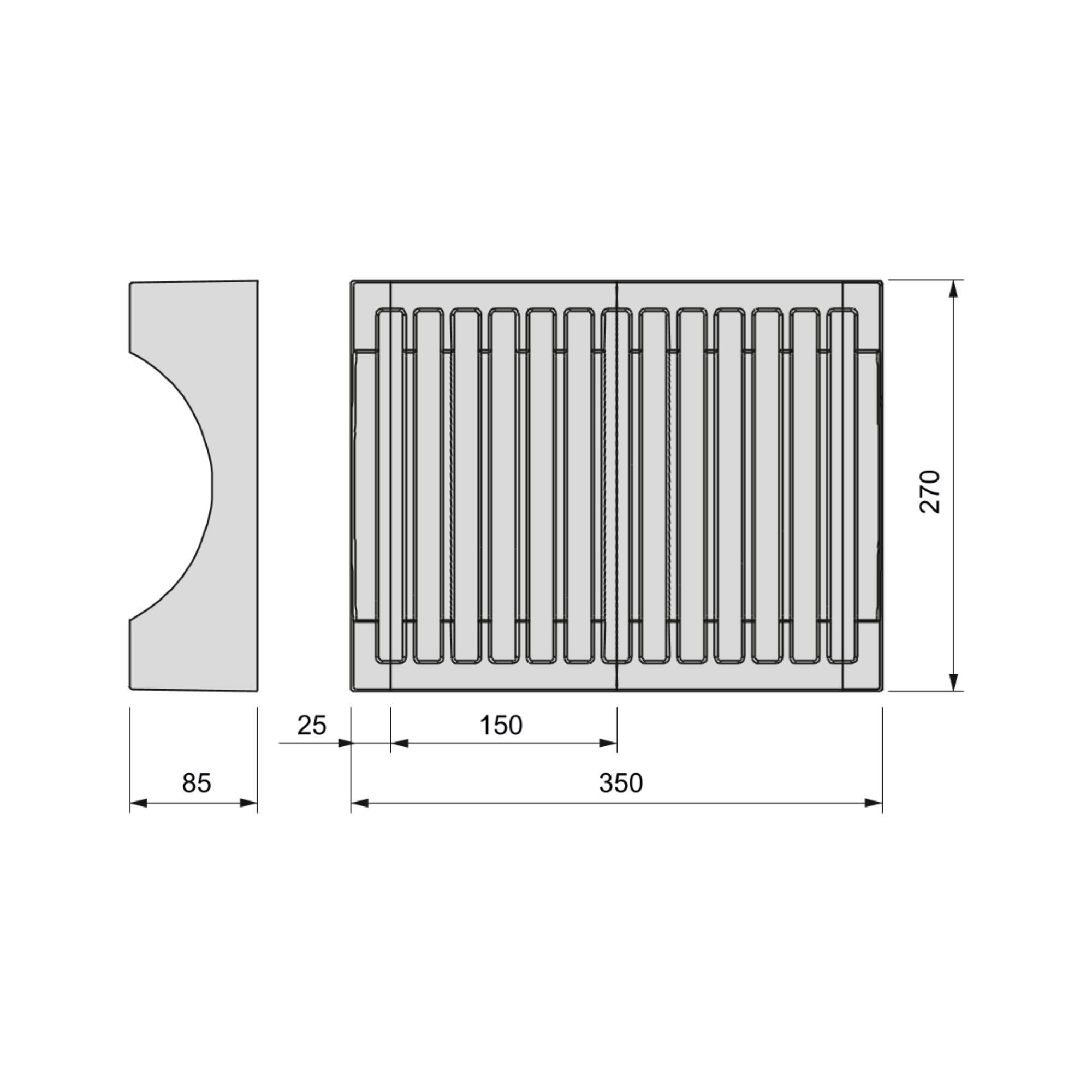Emuca Organizador De Platos Para Mueble Con 13 Huecos De Color Gris , Leroy Merlin