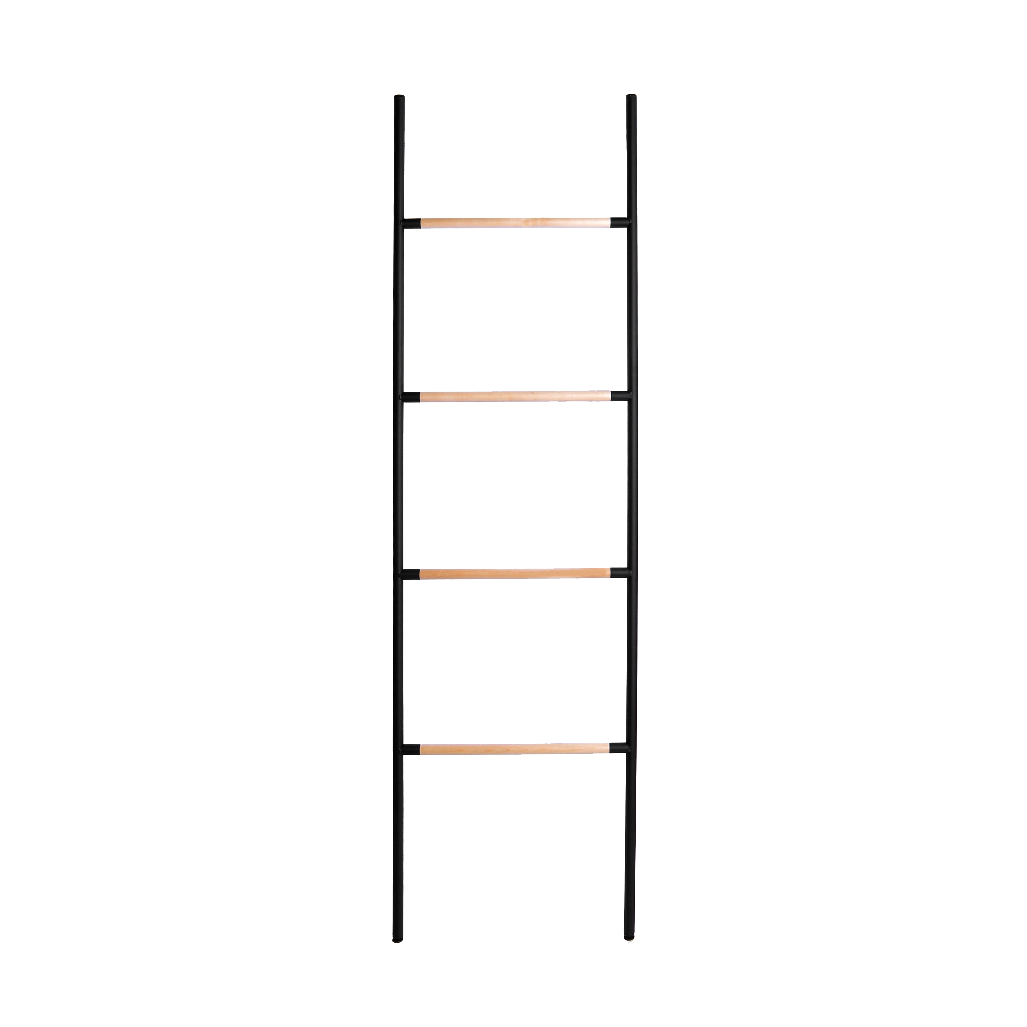 Toallero en escalera scandi negro 42x151.5 cm