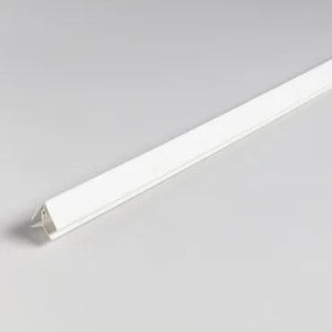 Cornière PVC Blanc 20x20mm - Adhésive - 1,30m - Pour Finition Et Décoration