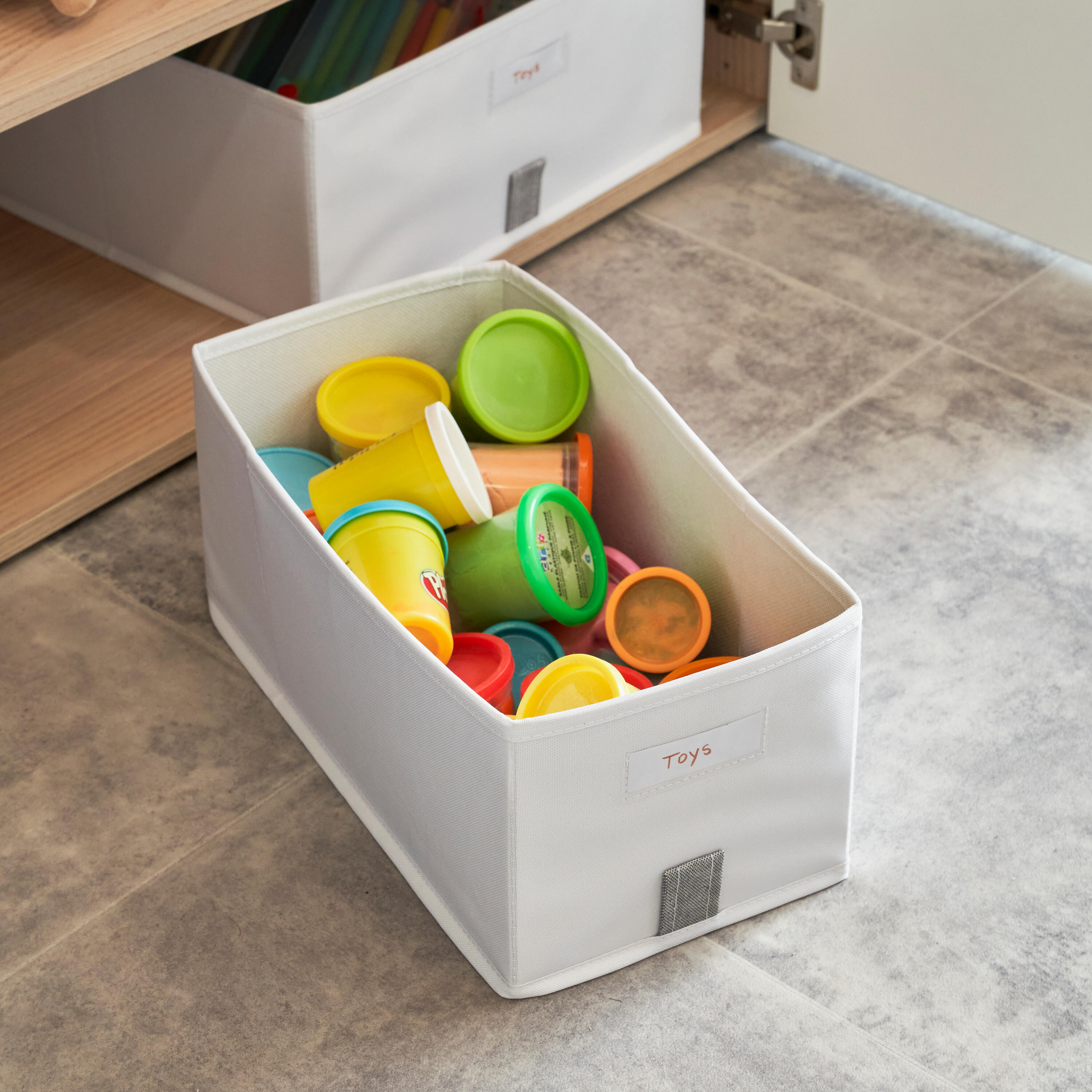 Caixa aberta branco 18x35x16 cm Spaceo Evo'M - 2