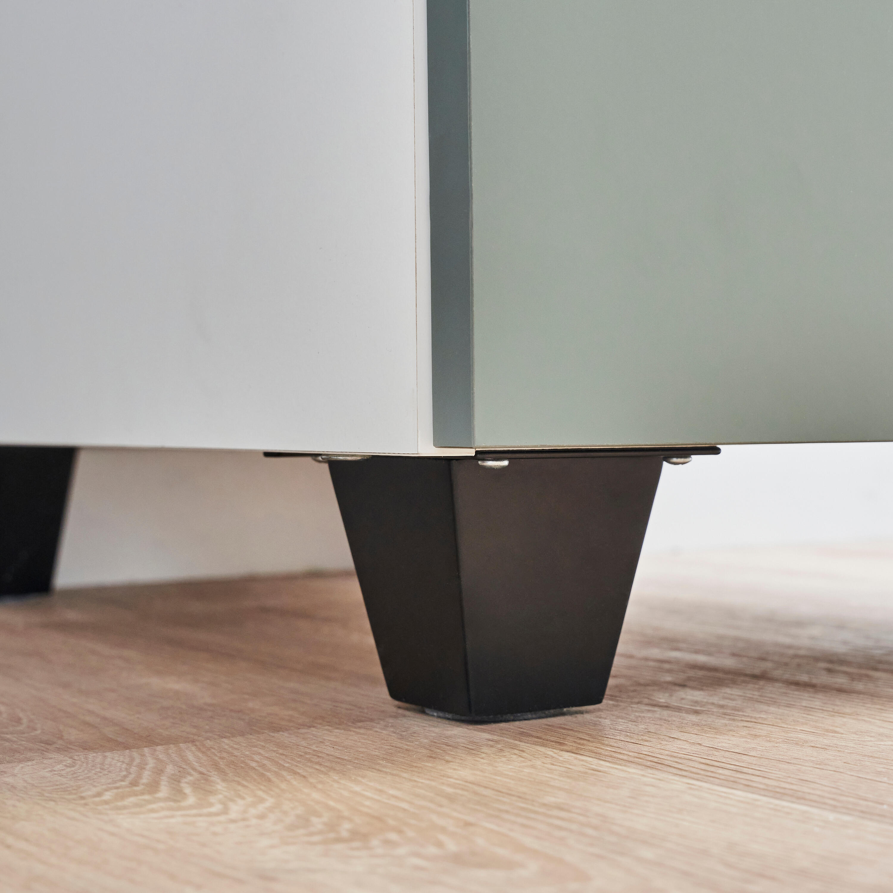 Lot de 2 pieds STANDERS pour meubles Evo'M Tim Noir - 2