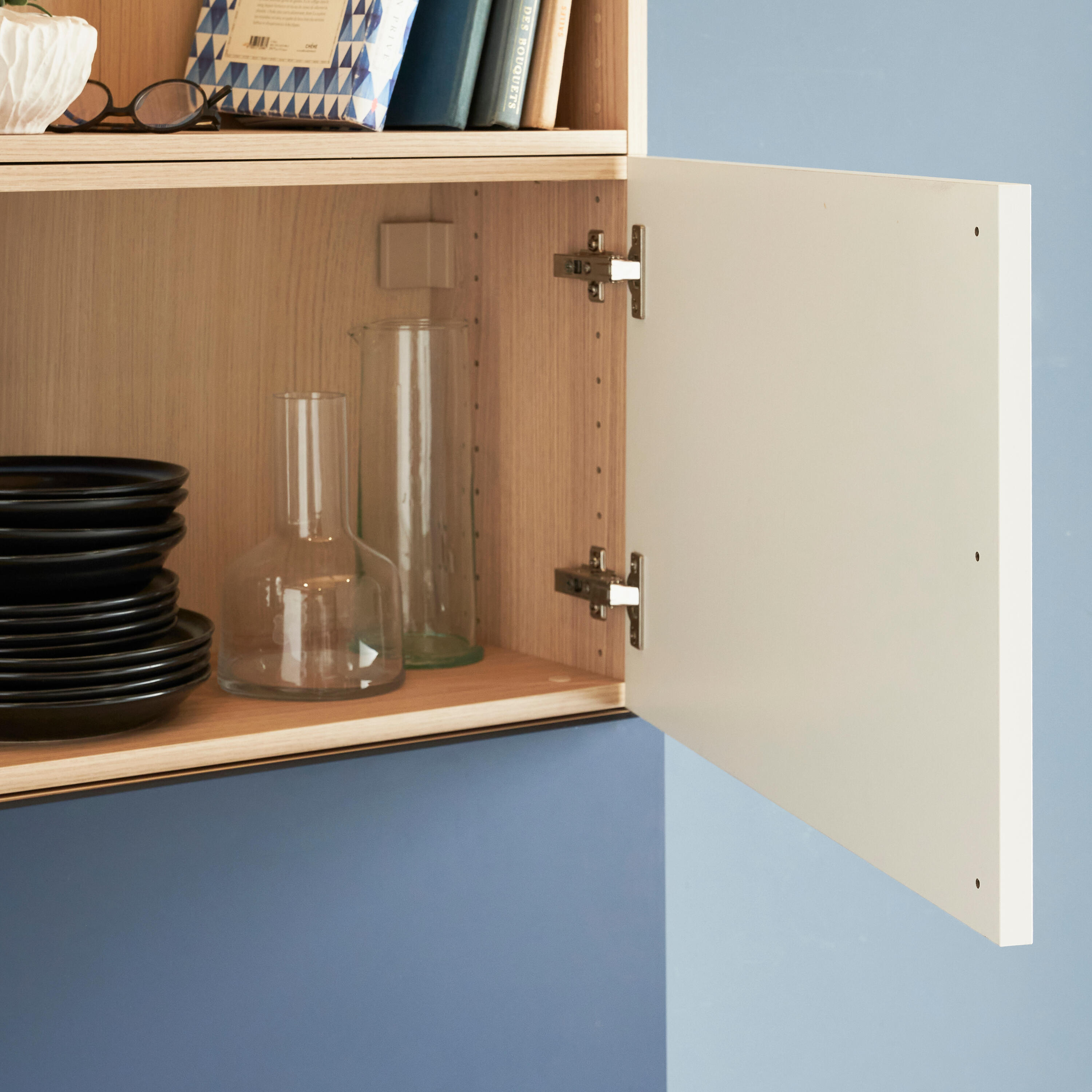 Porta de bater 38,4x60 cm branco Spaceo Evo'M Riga - 14