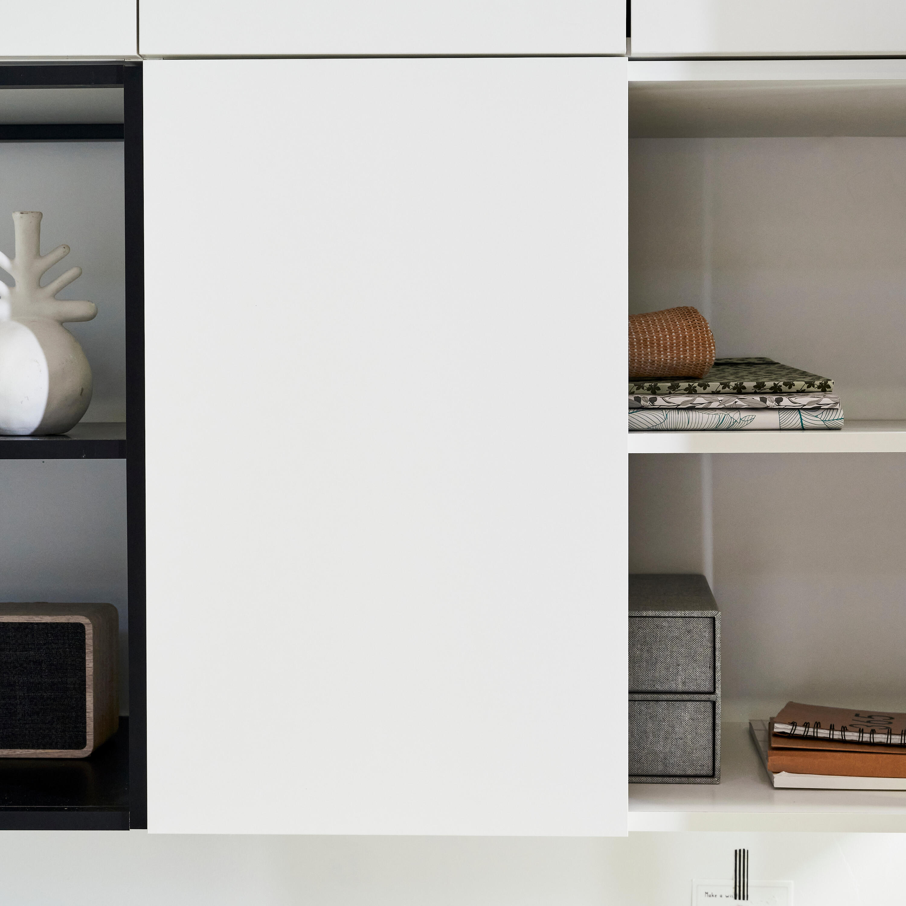 Porta de móvel de bater Spaceo Evo'M Riga branco 39.7x 1.8X 63.7 cm - 3