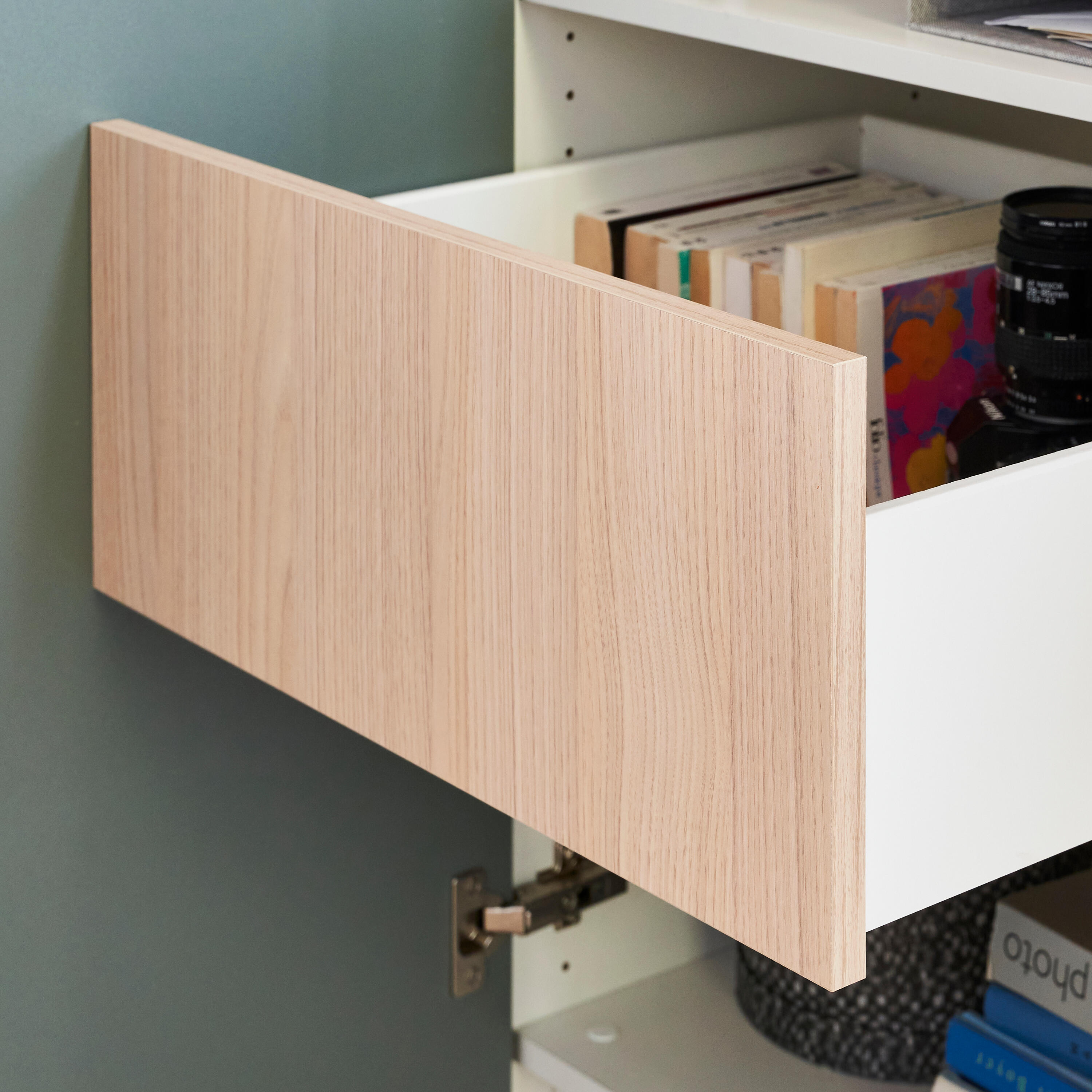 Frente para gaveta interior Spaceo Evo'M castanho 73.8x22.5 cm - 3