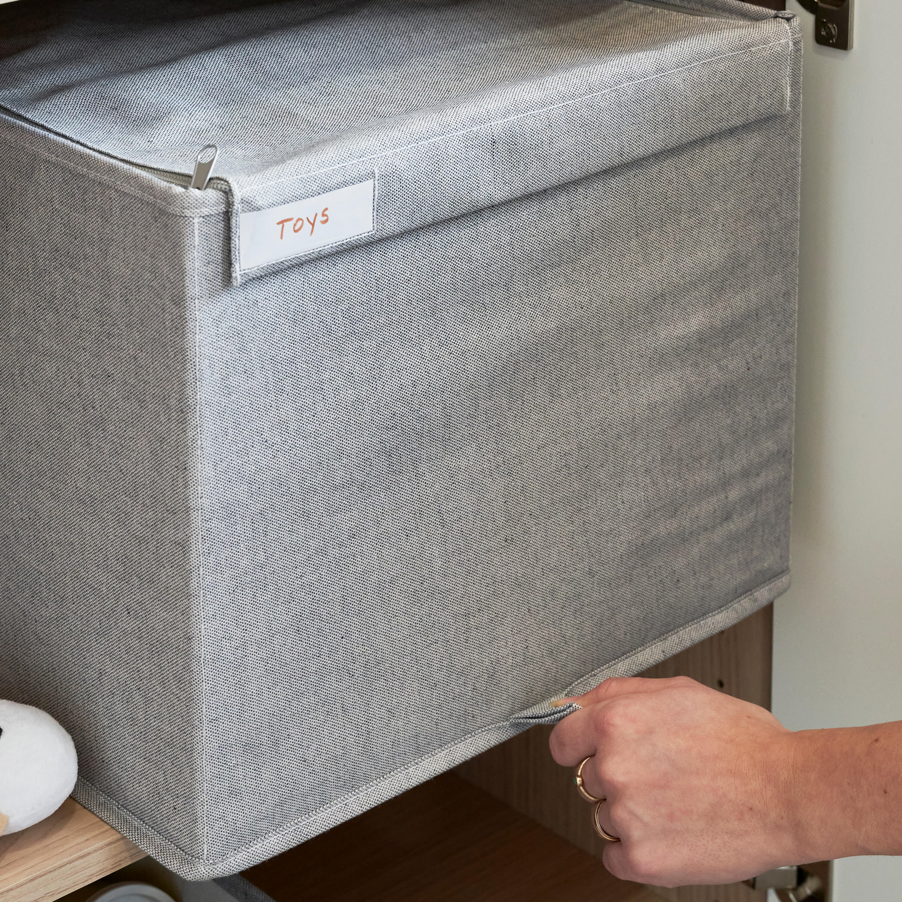 Caixa resselável cinzento 36x35x29 cm Spaceo Evo'M - 6