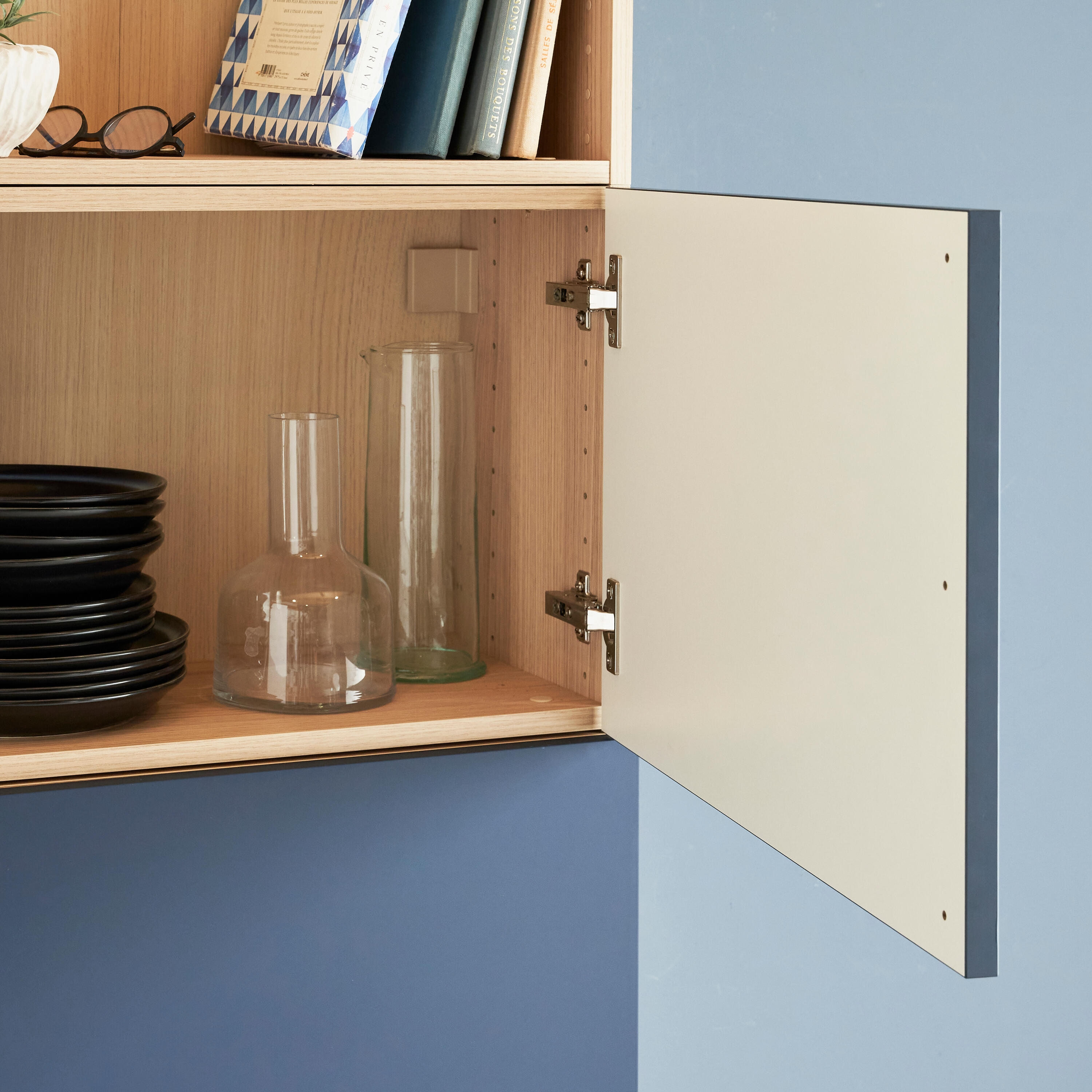 Porte battante SPACEO Evo'M Delhi bleu marine H.38,4 X L.60 cm - 4