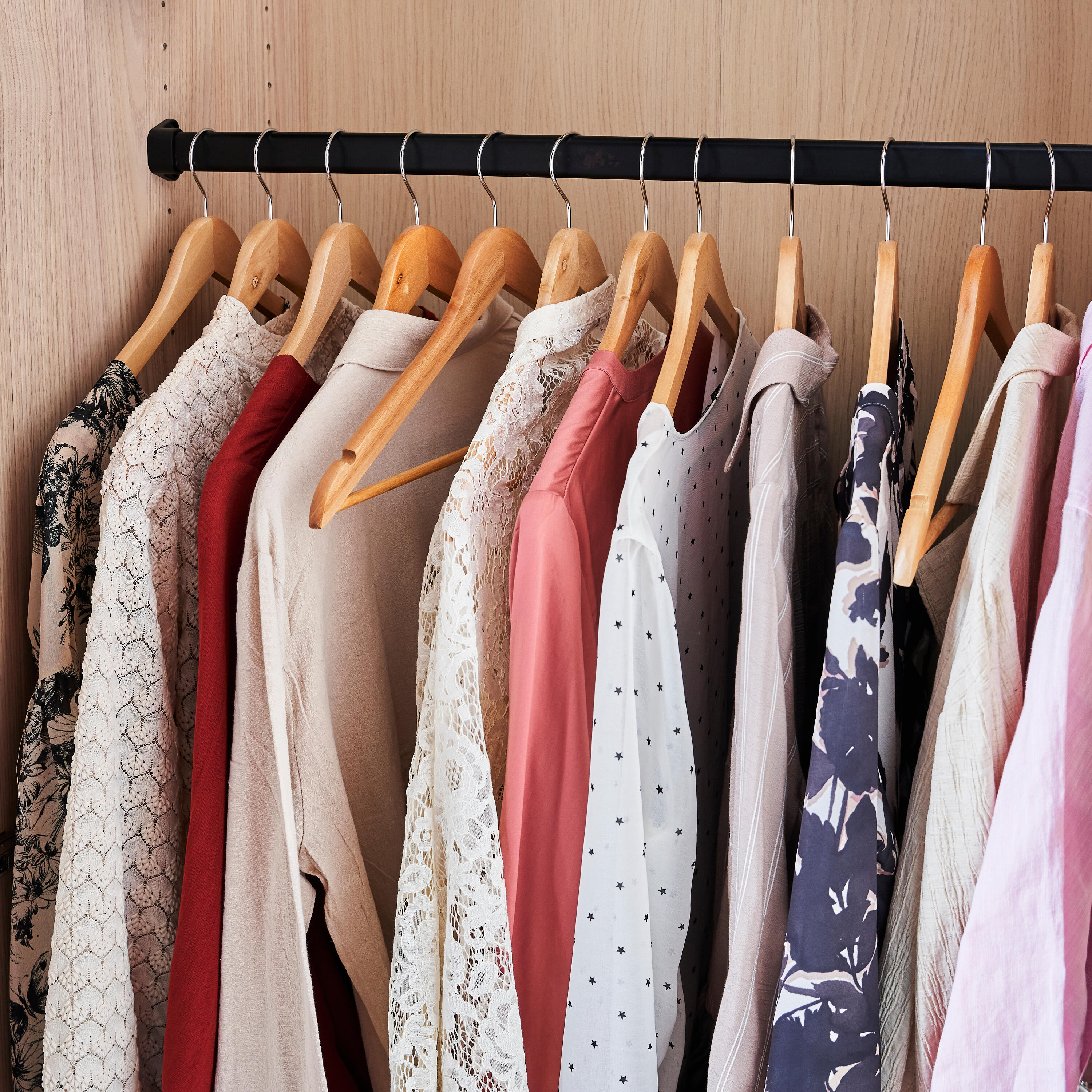 RDNKVB 4 Pièces Barre De Penderie,Support Tringle,Penderie