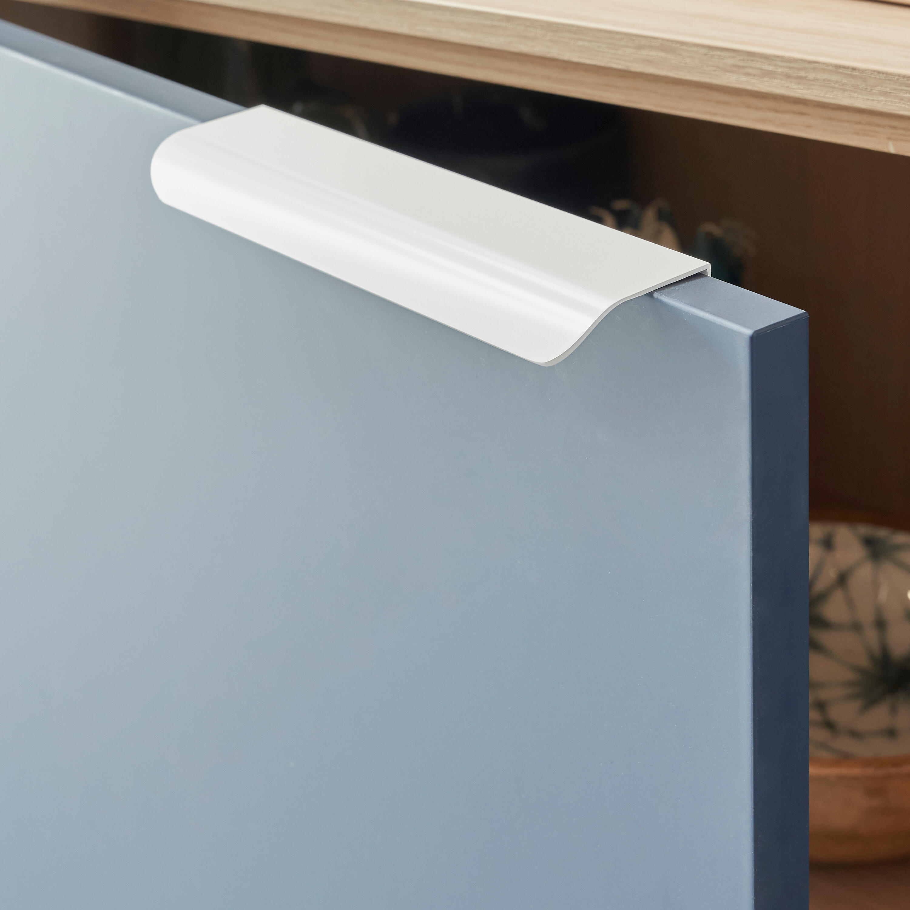 Lot de 2 poignées INSPIRE pour meubles Evo'M Oslo Blanches mat 180mm - 2