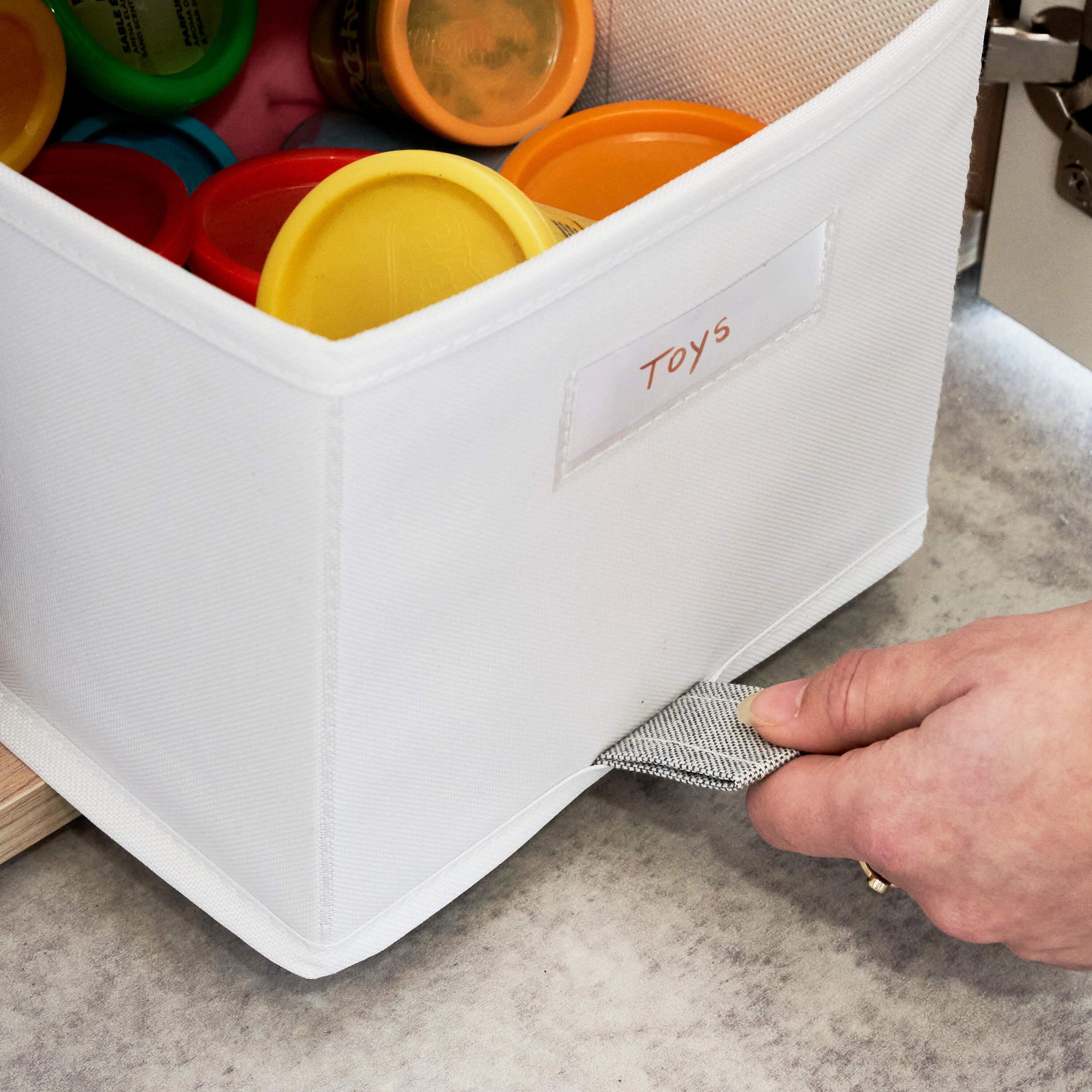 Caixa aberta branco 18x35x16 cm Spaceo Evo'M - 4