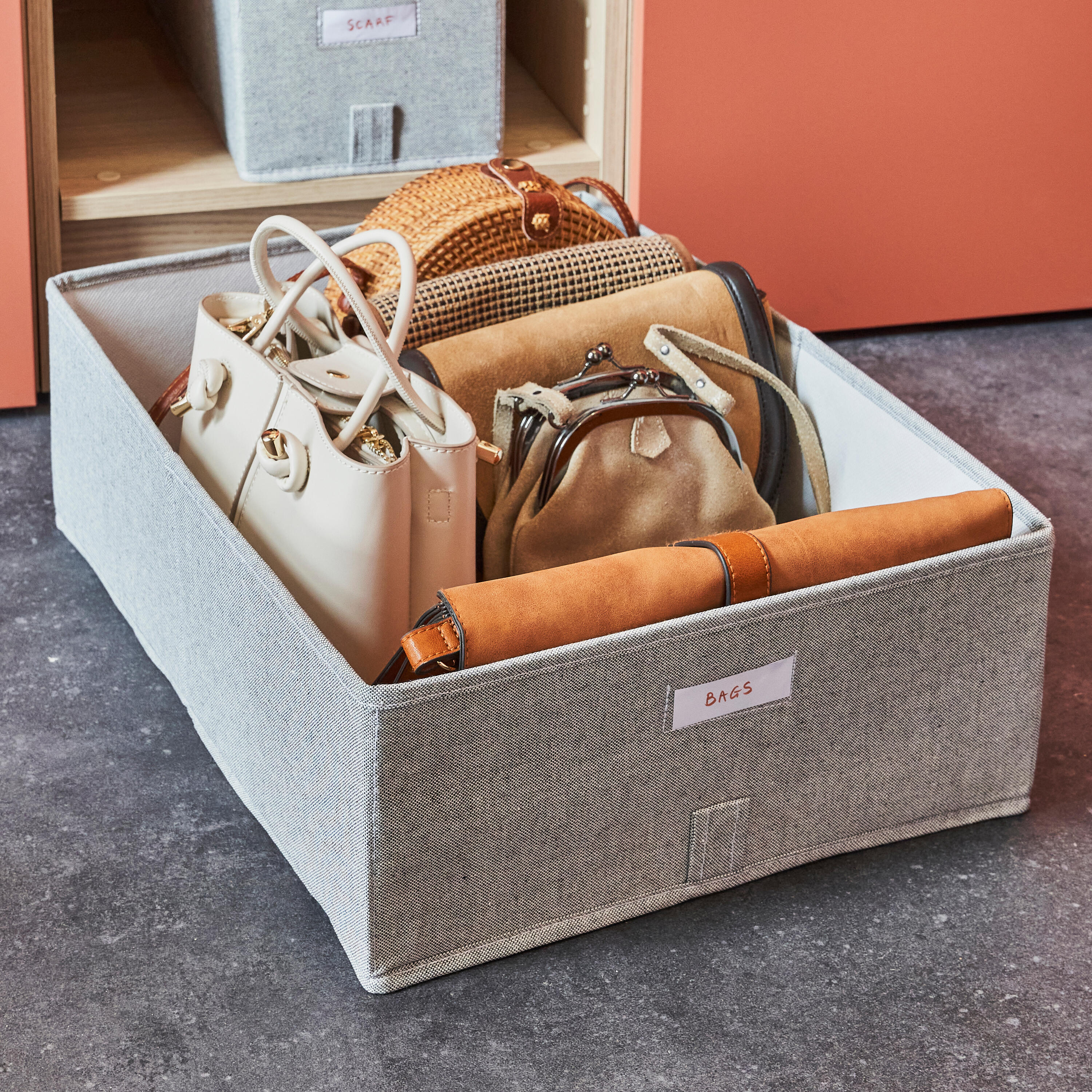 Panier SPACEO evo'm gris H.16 x l.36 x P.50 cm - 2