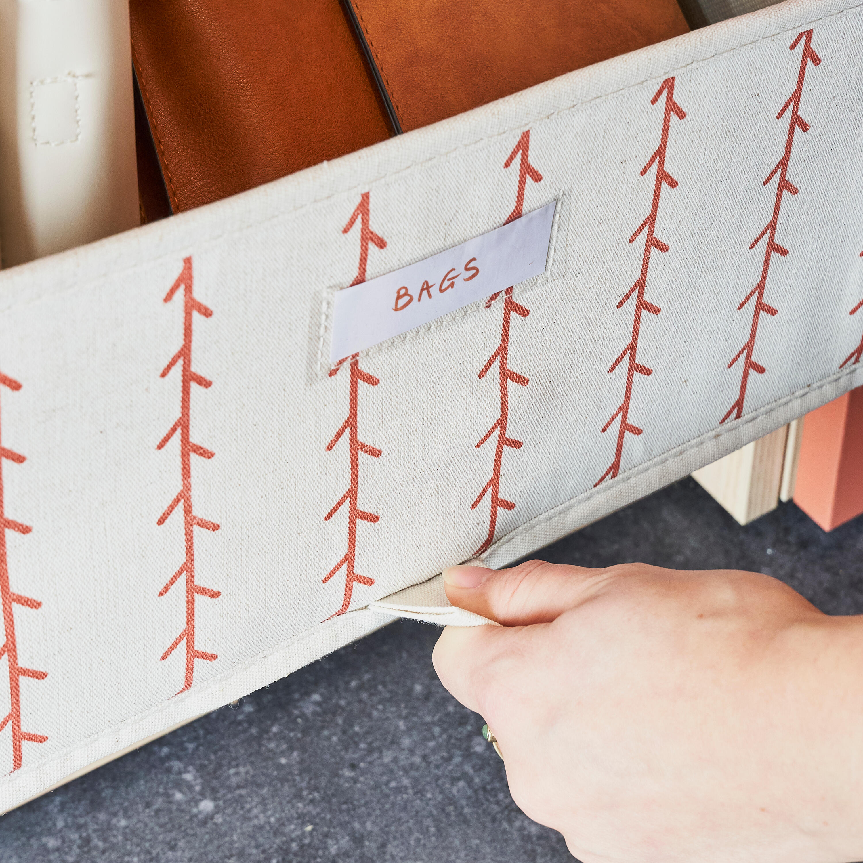 Boîte SPACEO Evo'M XL Feuilles terracotta H.16 x l.36 x P.50 cm - 5