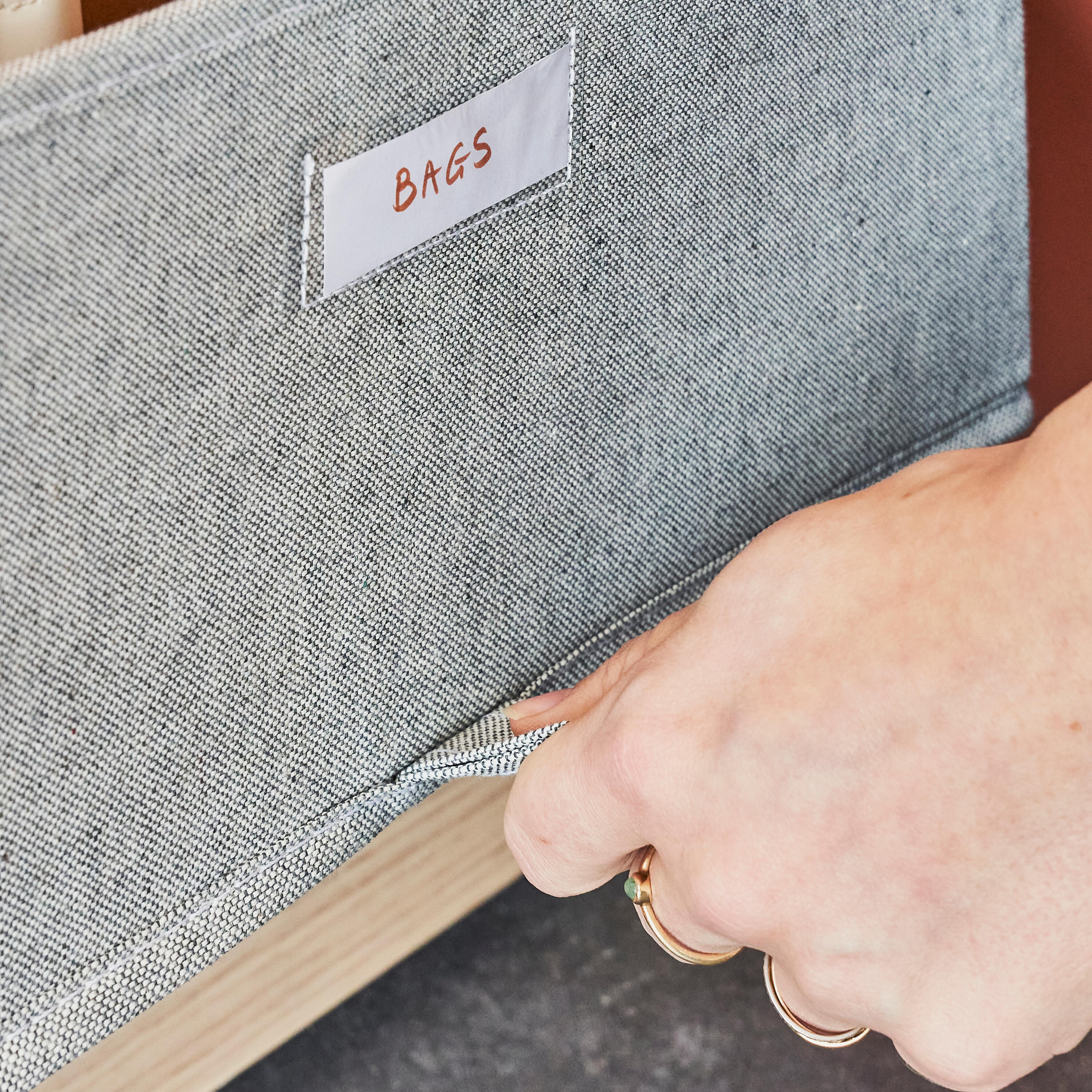 Panier SPACEO evo'm gris H.16 x l.36 x P.50 cm - 5