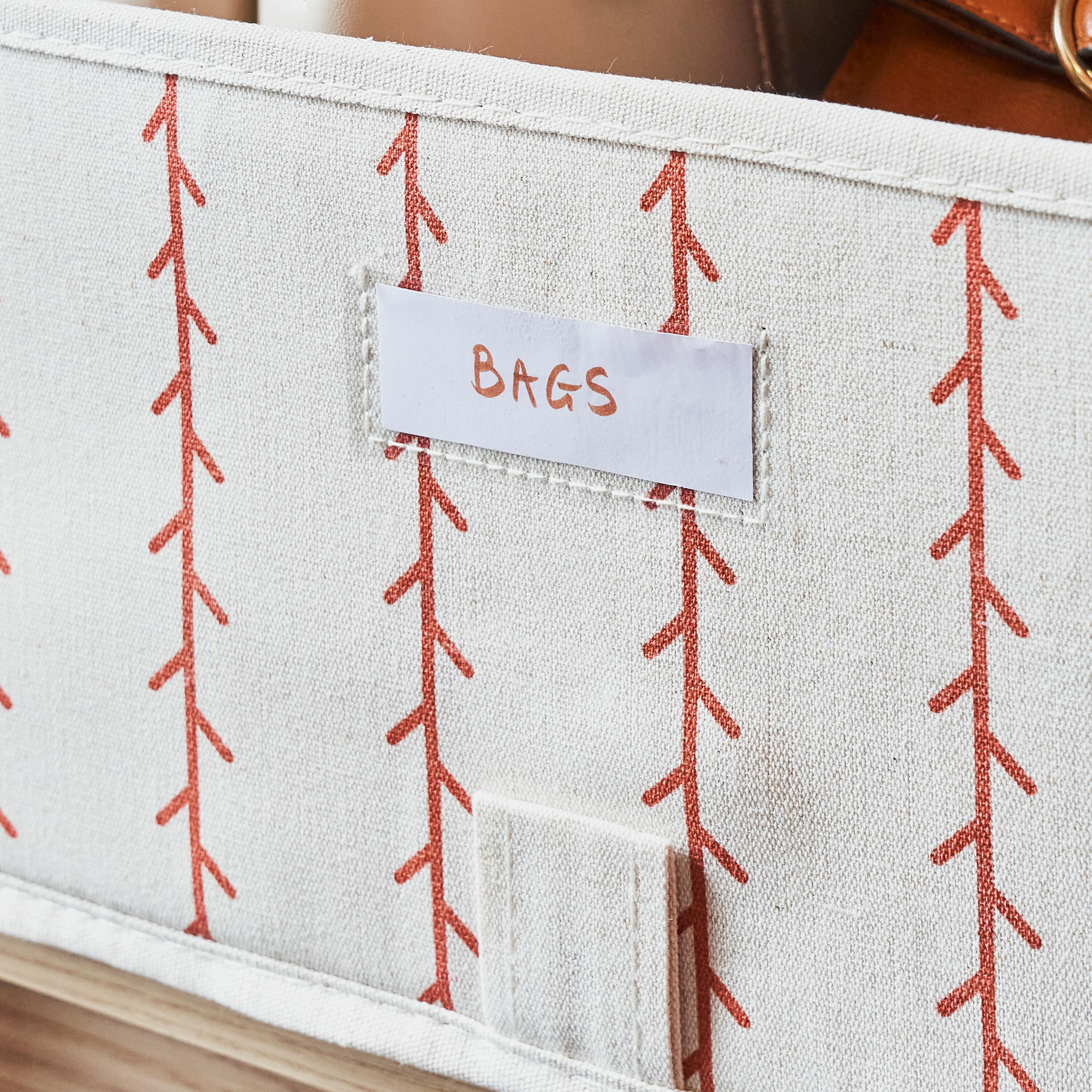 Boîte SPACEO Evo'M XL Feuilles terracotta H.16 x l.36 x P.50 cm - 4