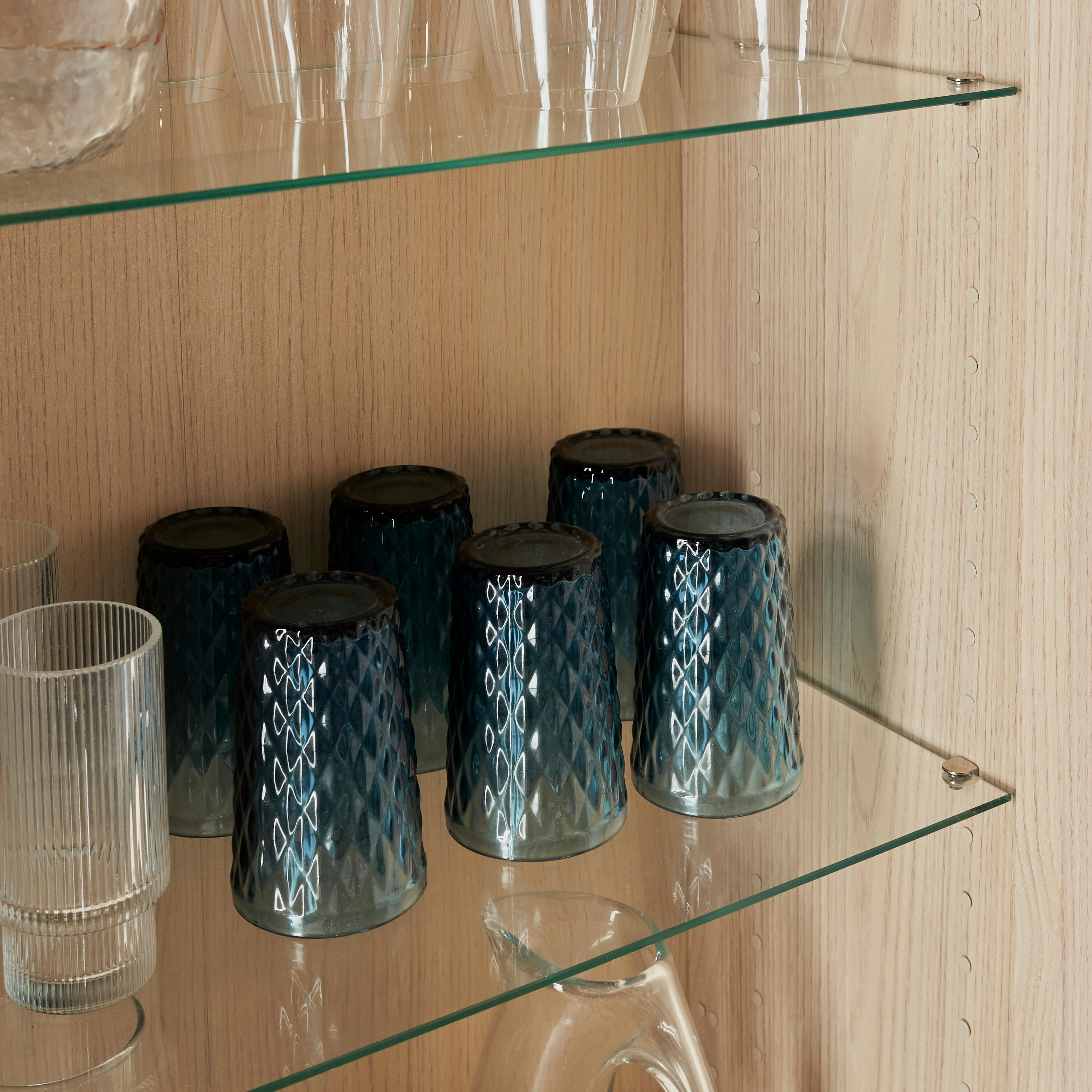 Etagère en verre SPACEO Evo'M pour caisson L.60 x P.28 cm - 2