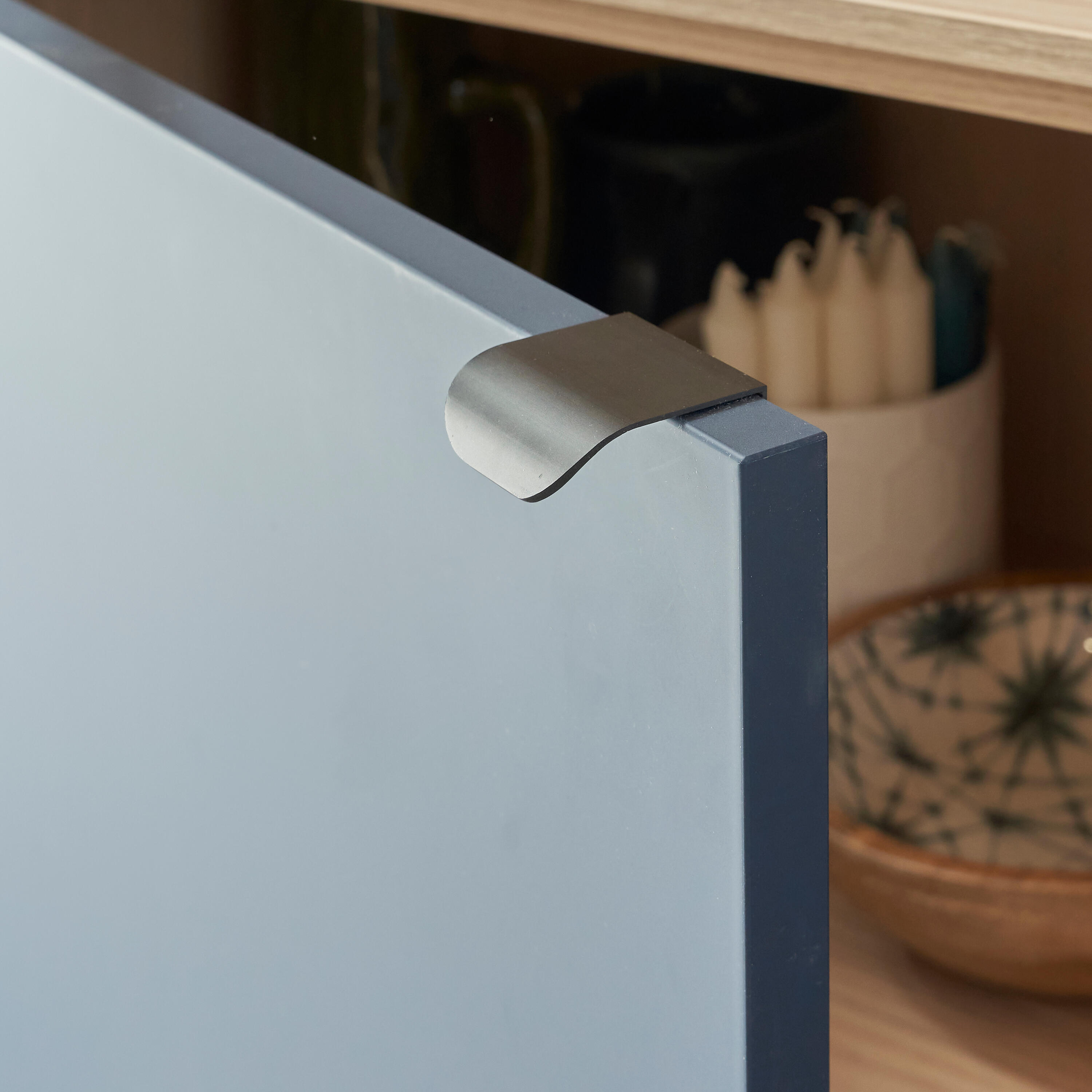 Lot de 2 poignées INSPIRE pour meubles Evo'M Oslo Noires mat 45mm - 6