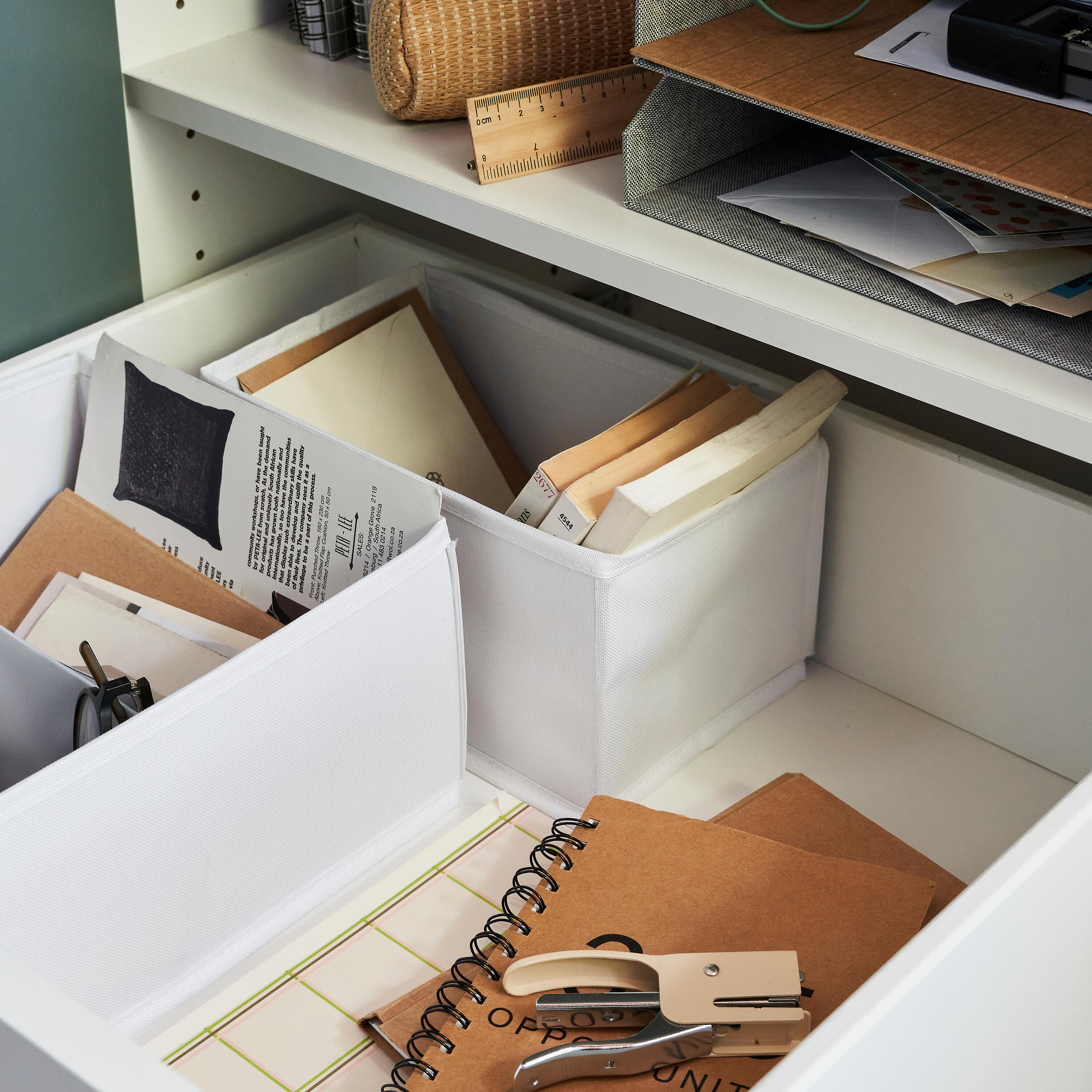 Caixa para gaveta branco 14,5x23,5x13,5 cm Spaceo Evo'M - 8