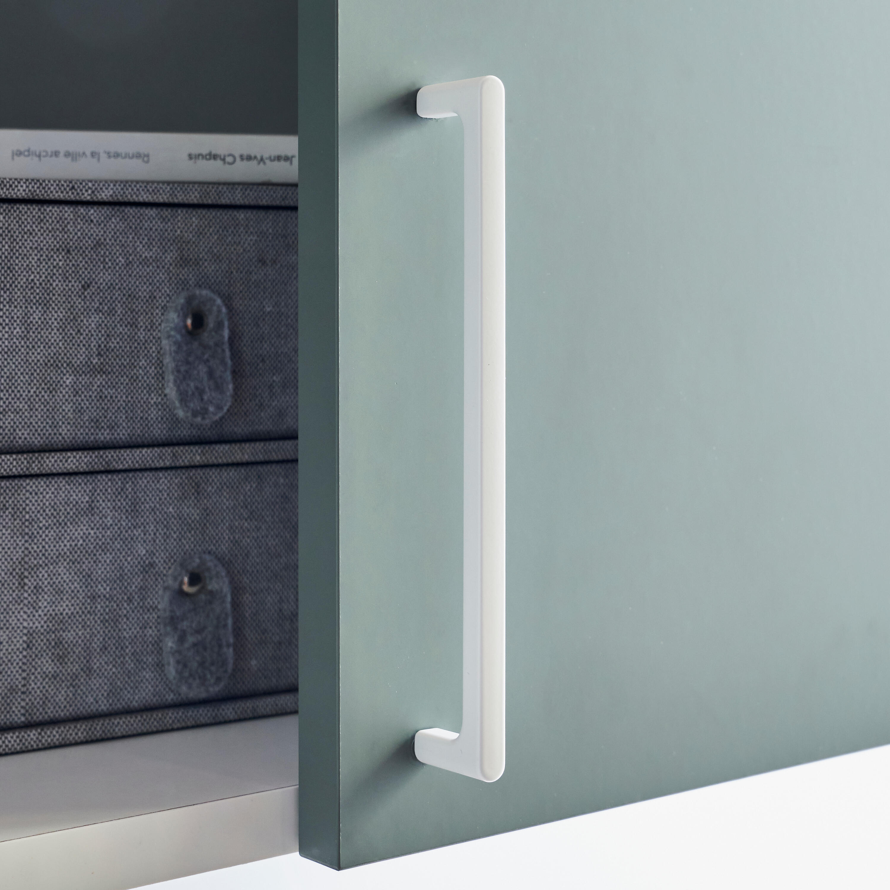 Lot de 2 poignées INSPIRE pour meubles Evo'M Nino Blanches 168mm - 2