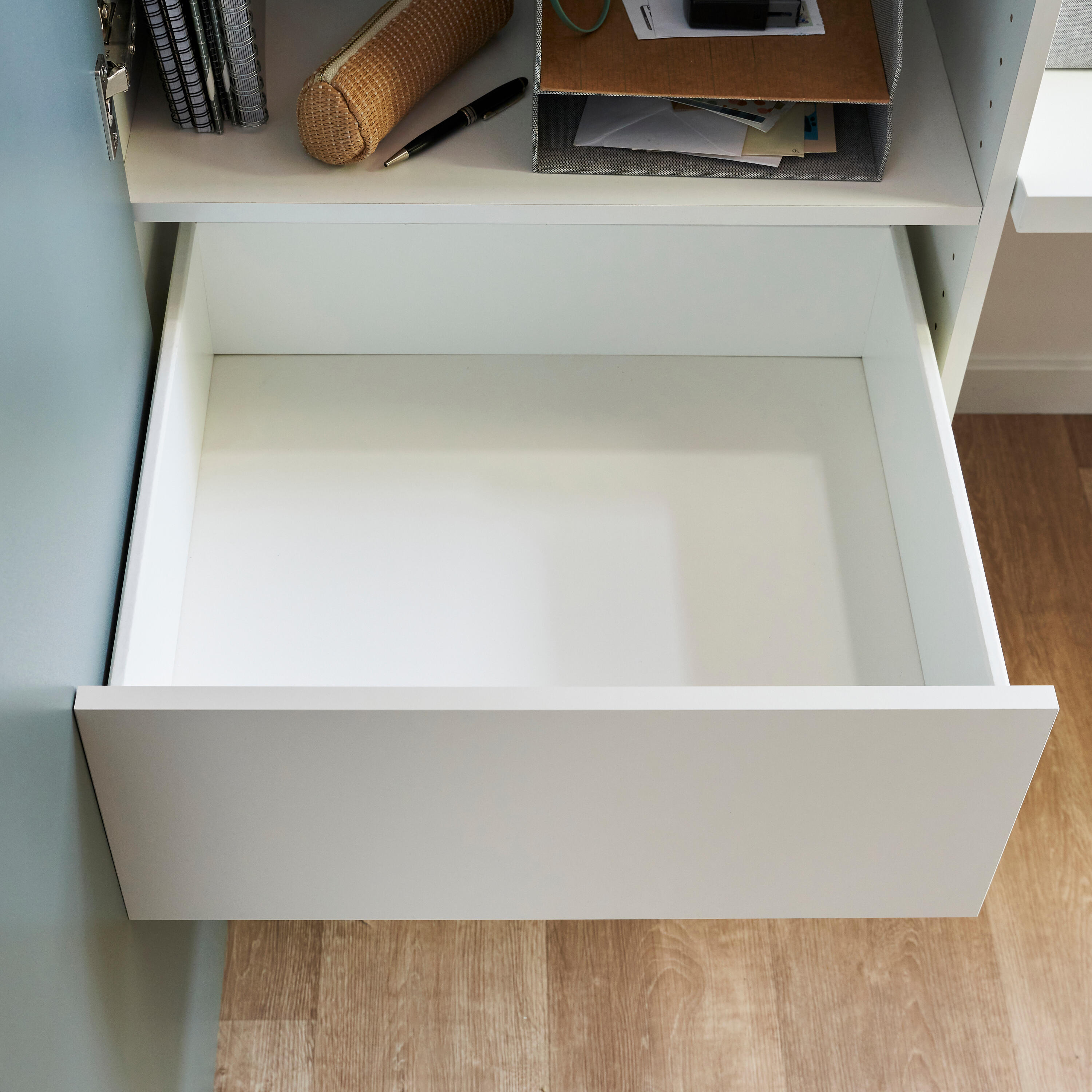 Structure de tiroir blanc H15XL53.4XP48cm pour caisson SPACEO Evo'M L60XP54cm - 4