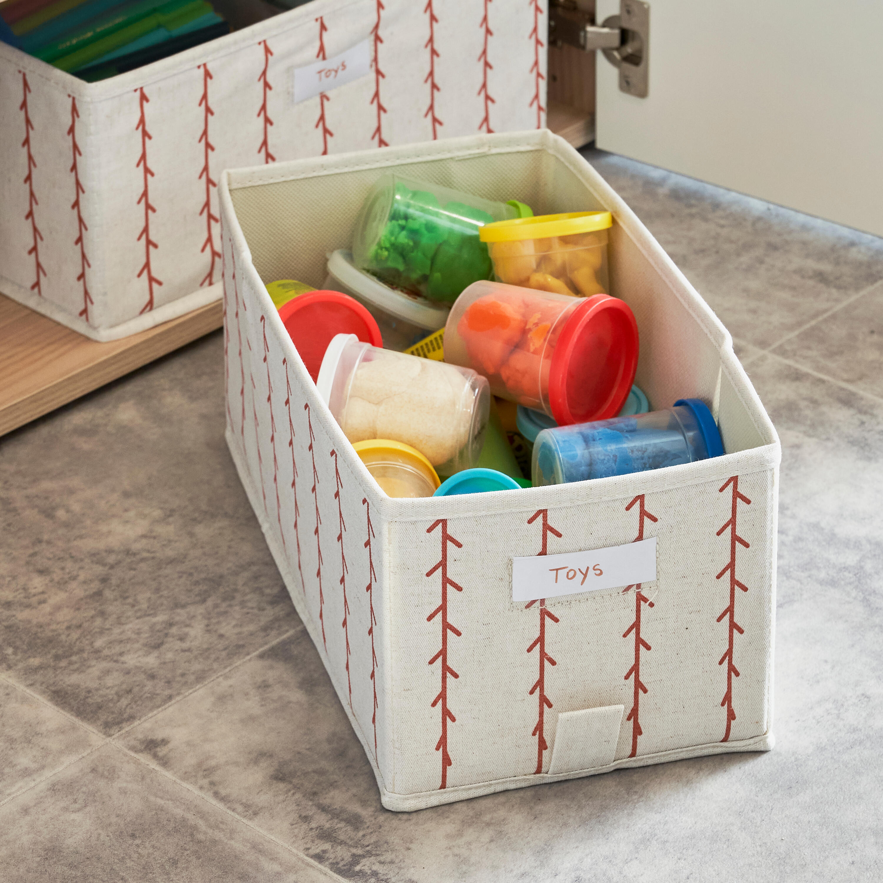 Boîte SPACEO Evo'M S Feuilles terracotta H.16 x l.18 x P.35 cm - 2