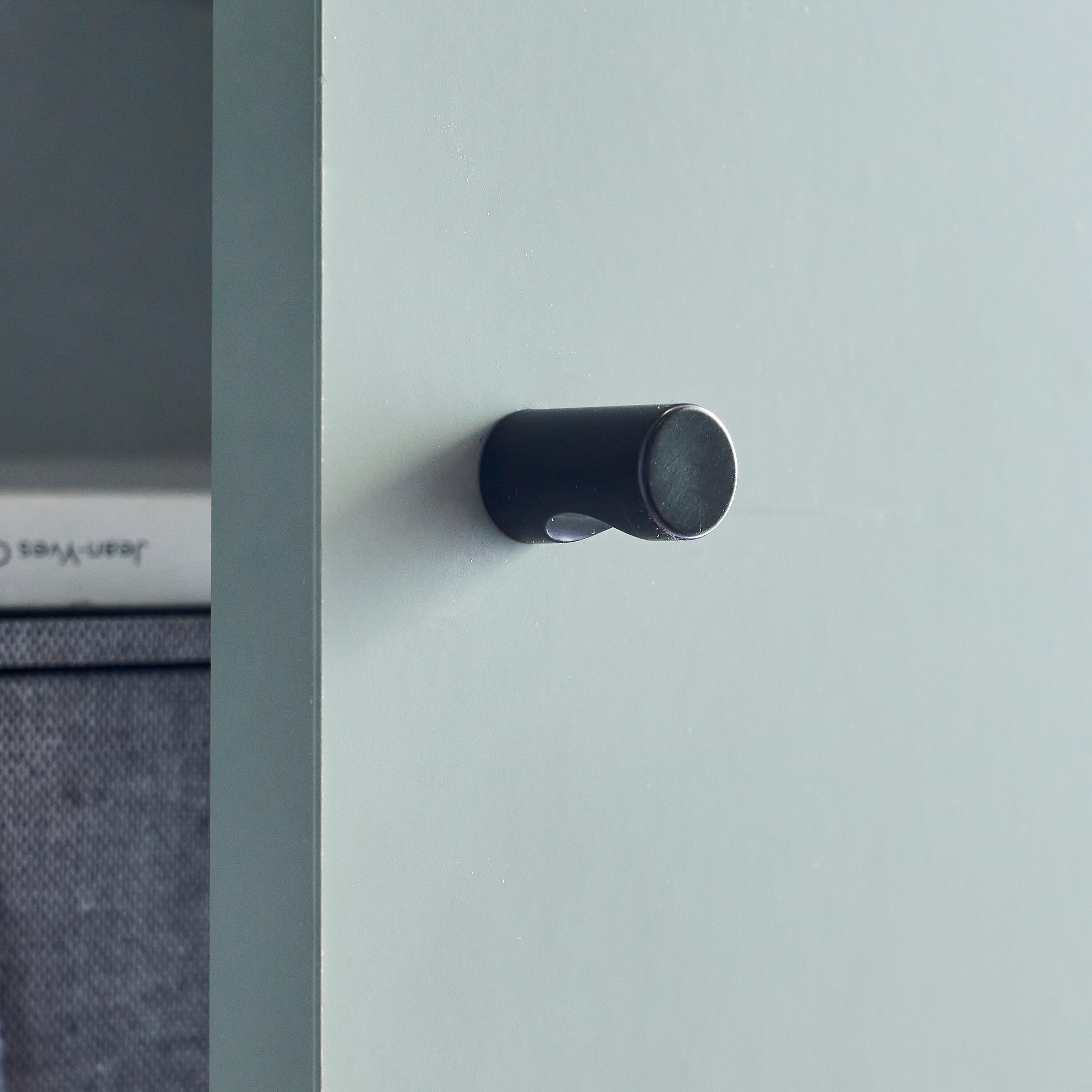 2 Puxadores preto acetinado 14 mm Spaceo Evo'M Ivo - 5