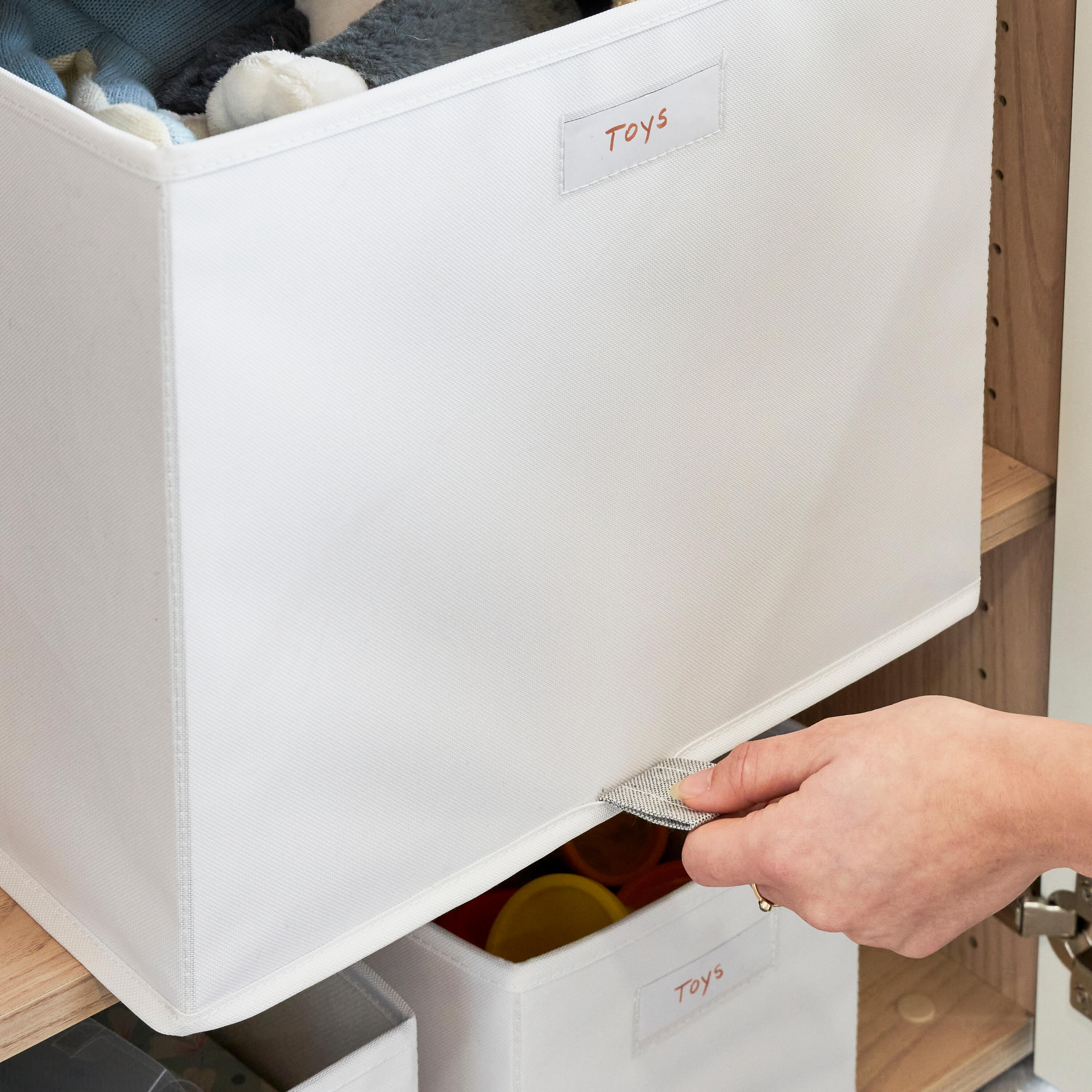 Caixa aberta branco 36x35x29 cm Spaceo Evo'M - 3